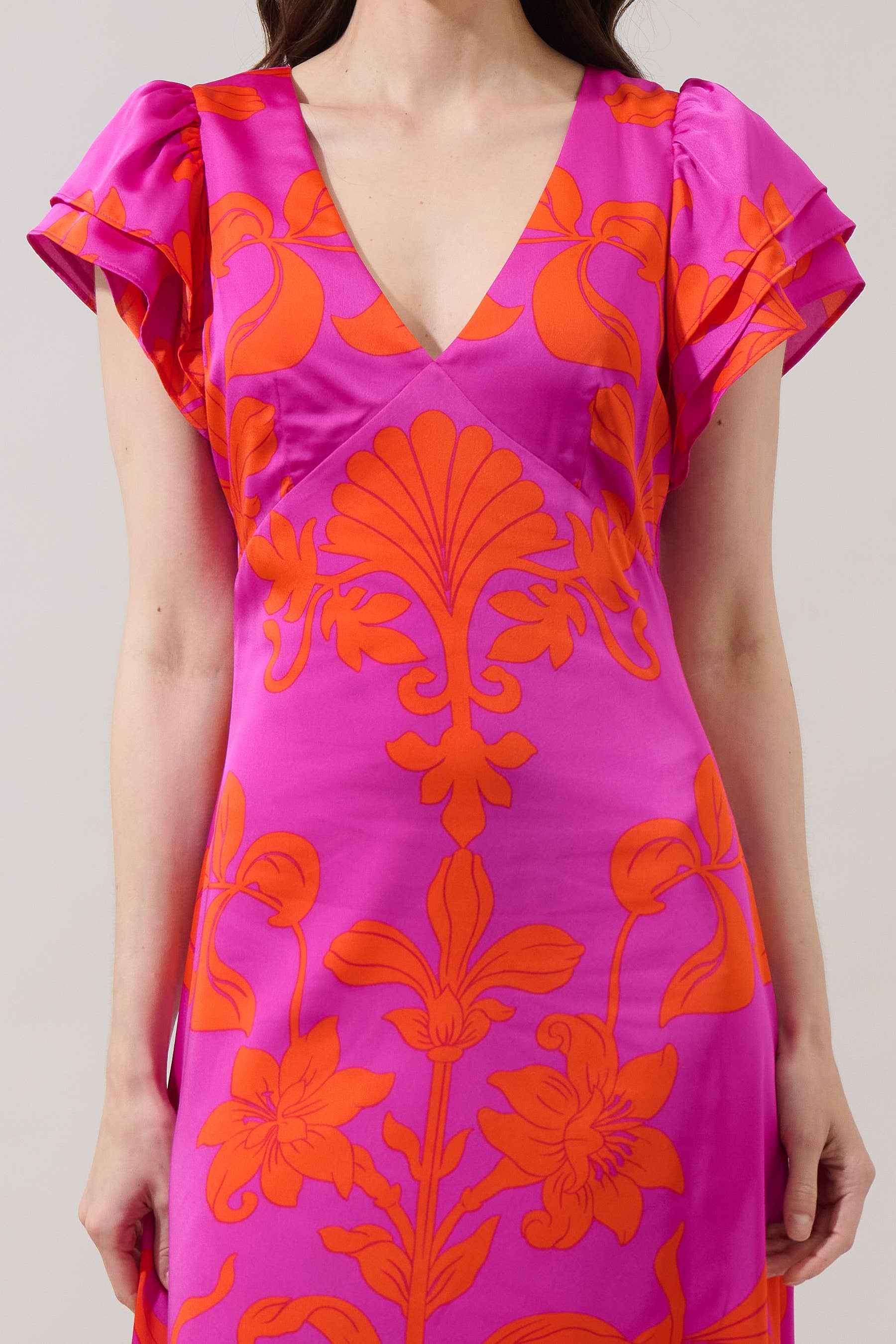 Vallie Floral Dress - Out of the Blue