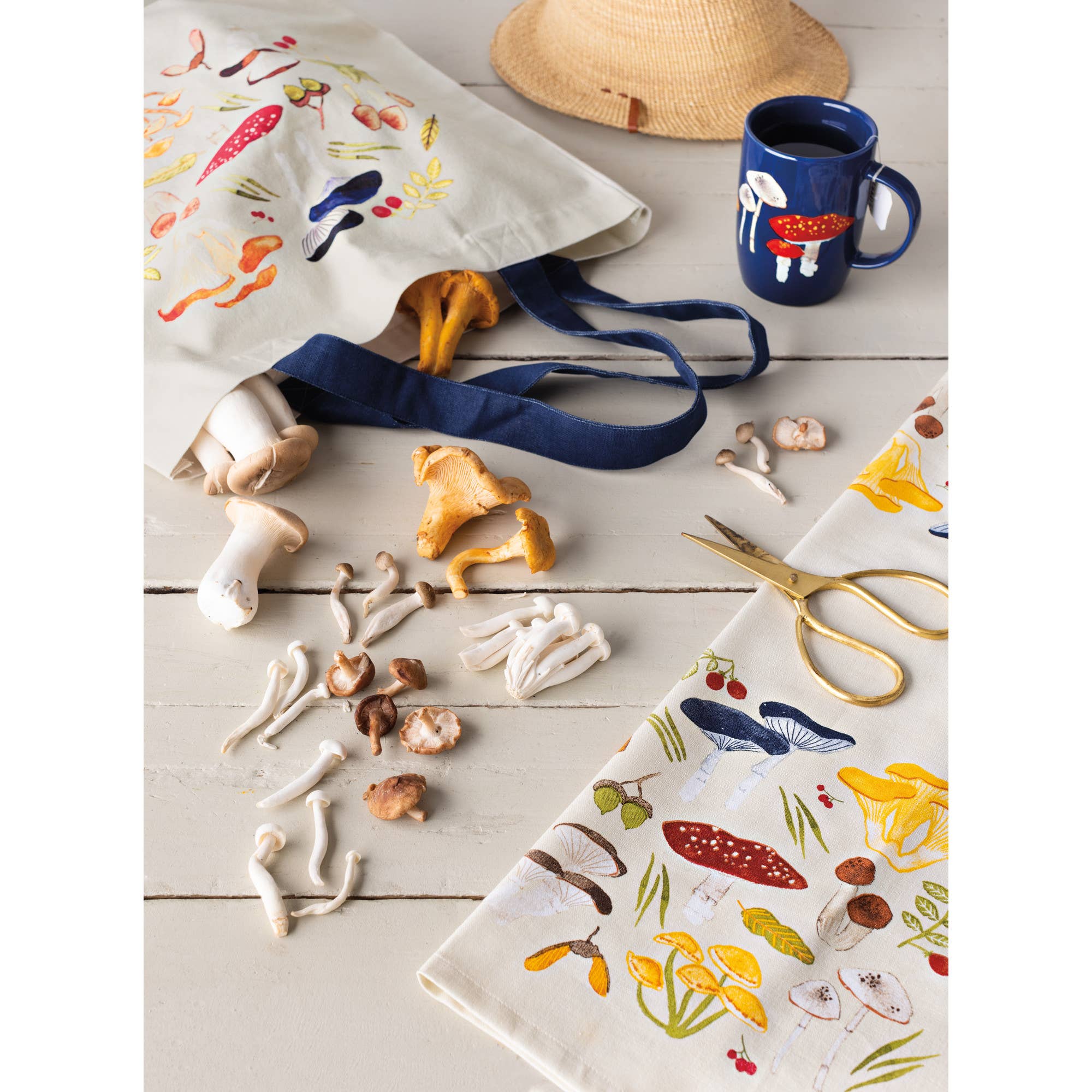 Field Mushrooms Tall Mug - Out of the Blue