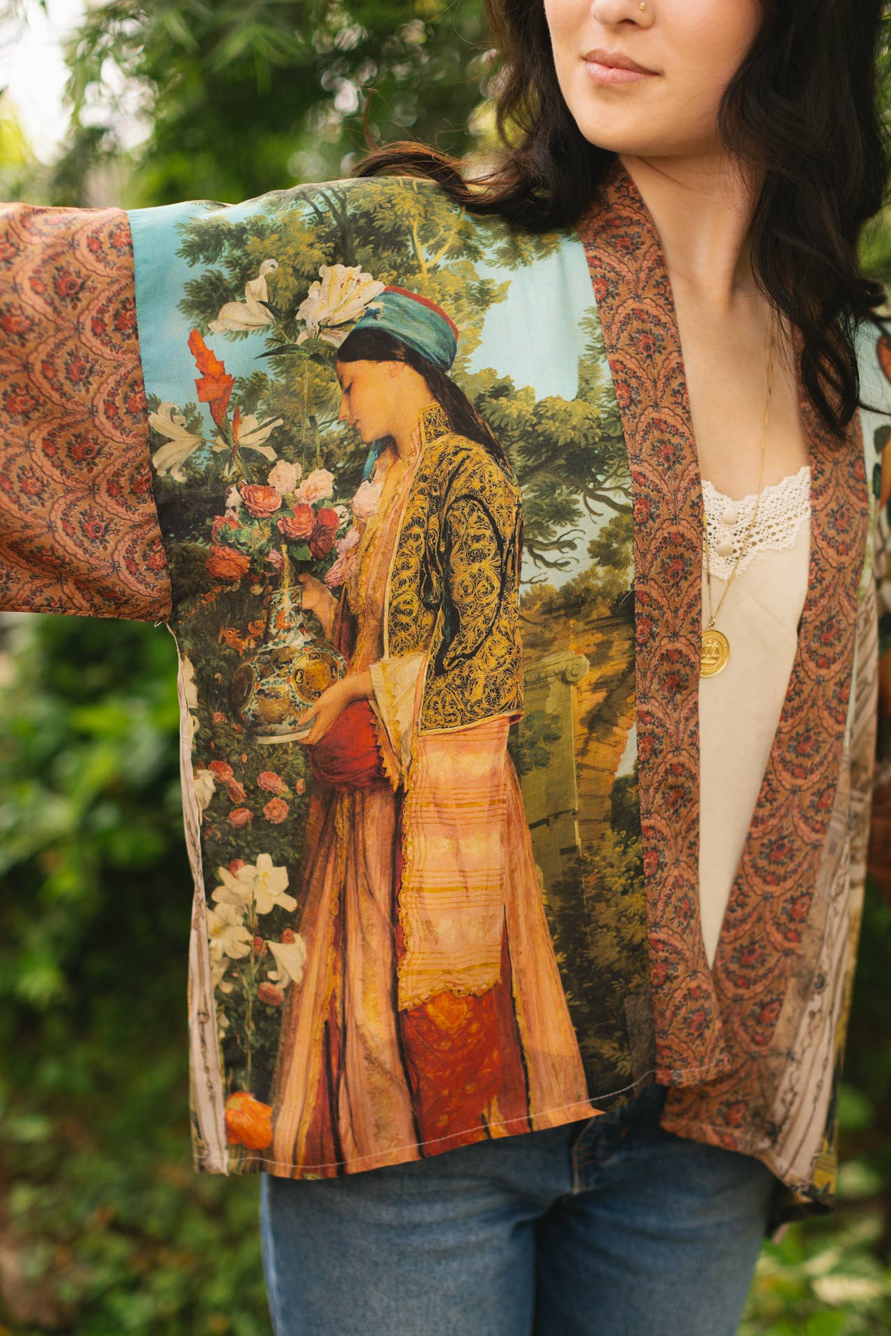 Secret Garden Cropped Jacket - Out of the Blue