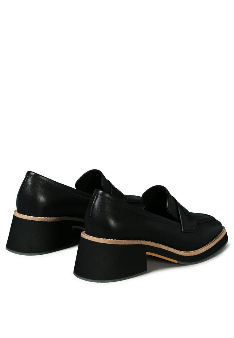 Moore Lead Lady Loafers: US-10 / UK-8 / EU-41 / BLACK - Out of the Blue