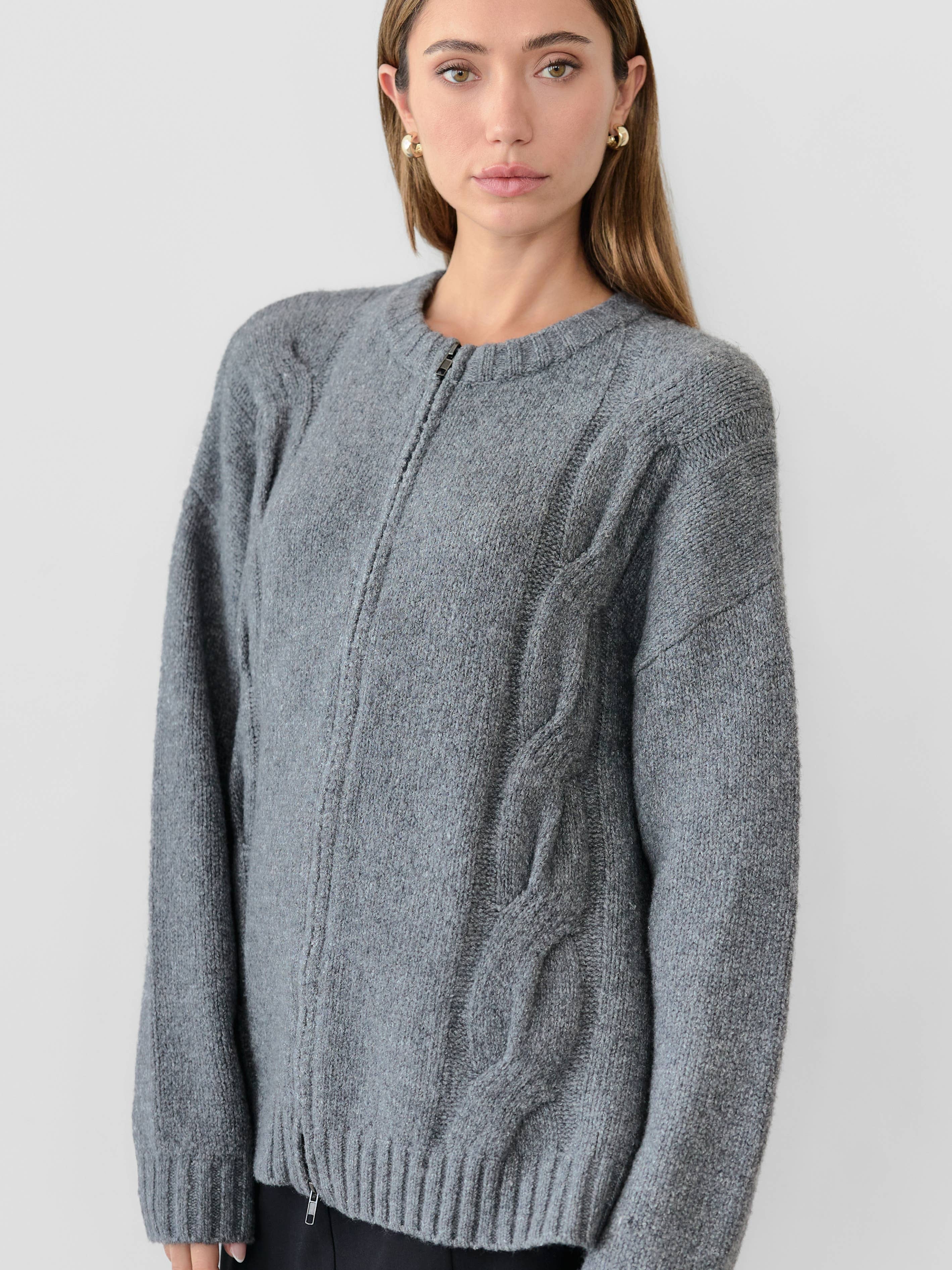 The Gillian Cardigan with Scarf