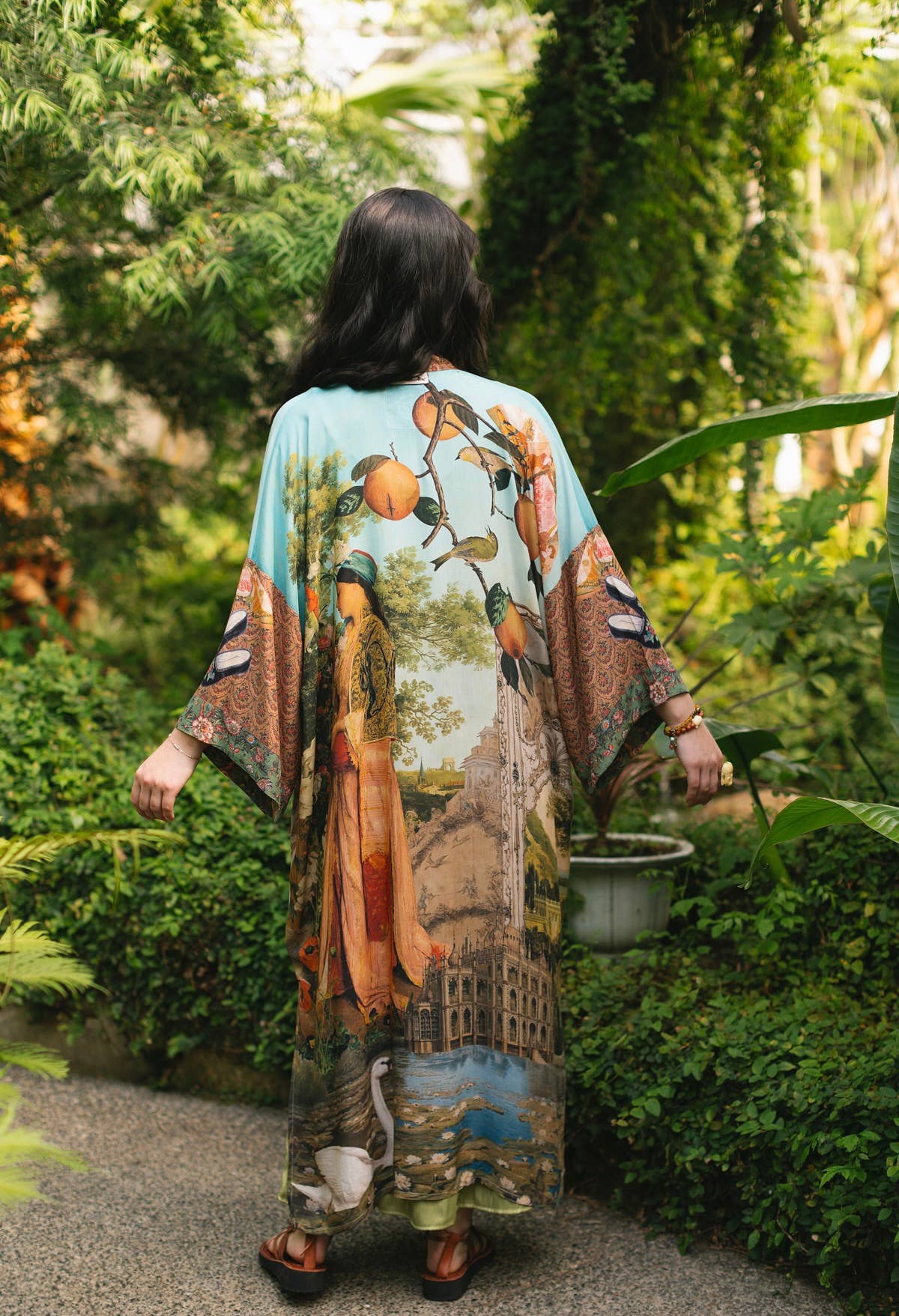 Secret Garden Long Duster - Out of the Blue