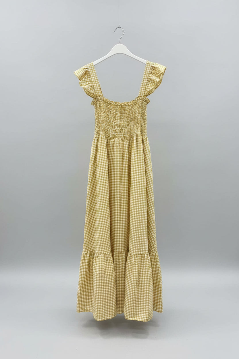 Women's spaghetti-strap dress 100% cotton - Out of the Blue