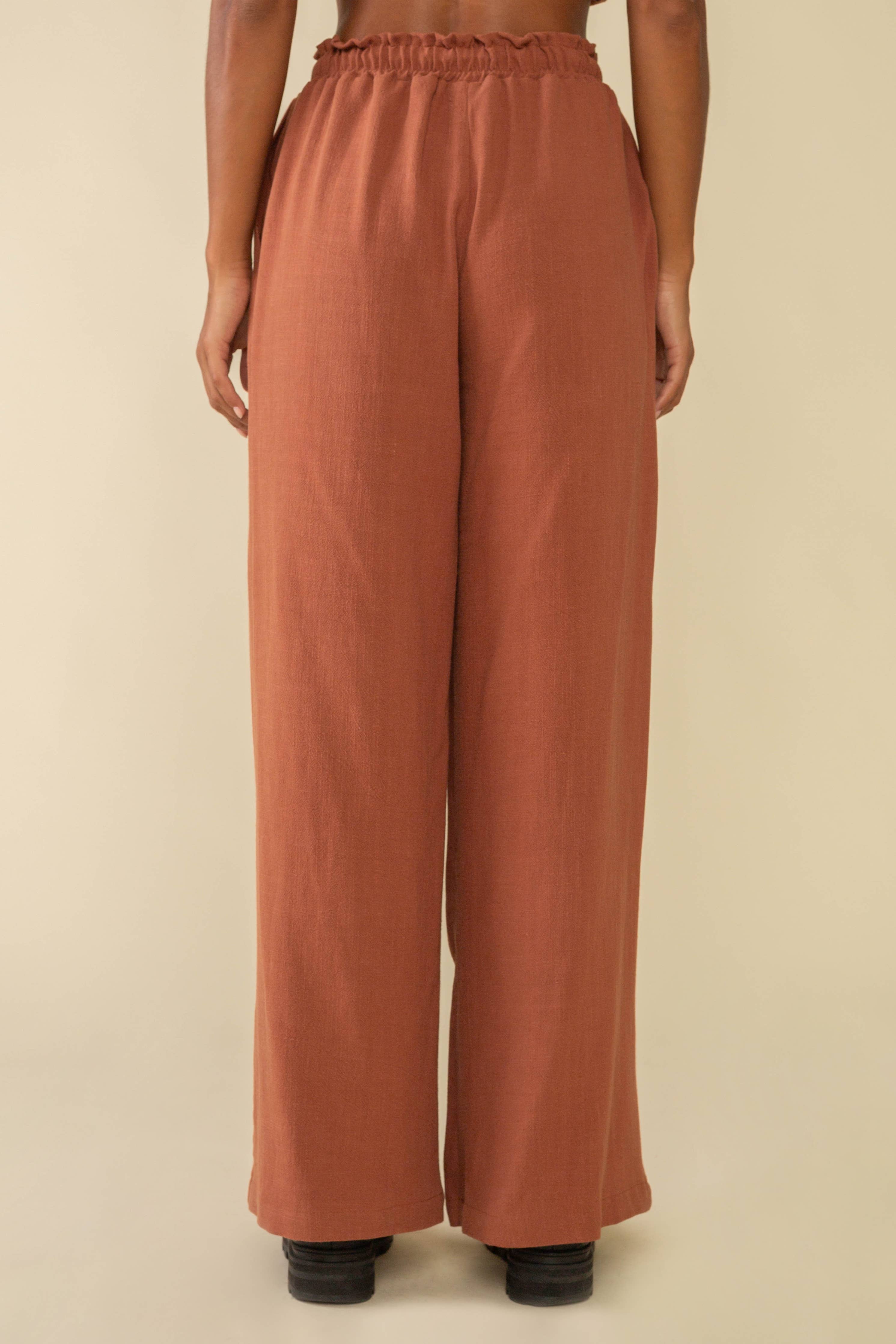 Cove Linen Pant - Out of the Blue