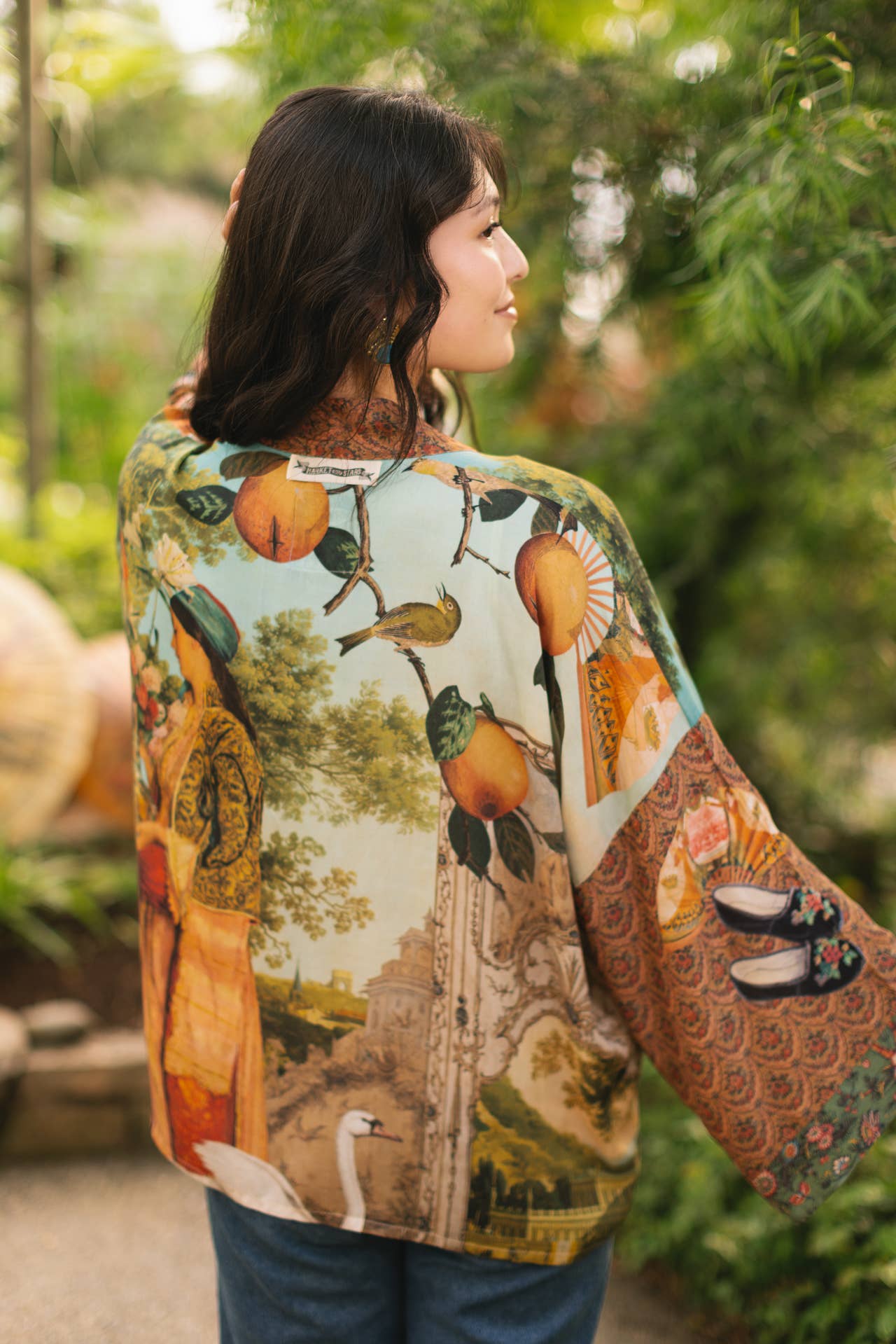 Secret Garden Cropped Jacket - Out of the Blue
