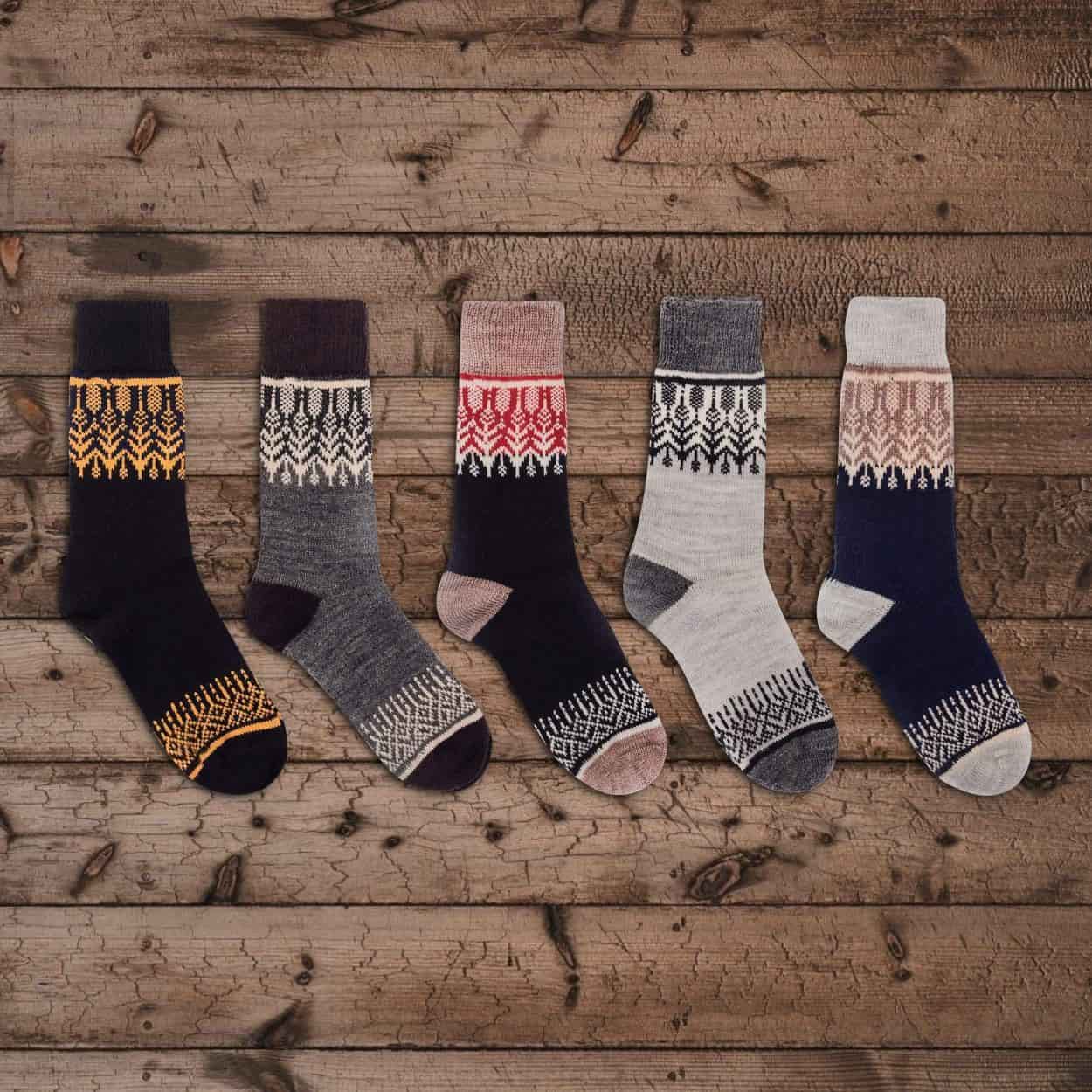 Nordic Merino Wool Socks - Out of the Blue