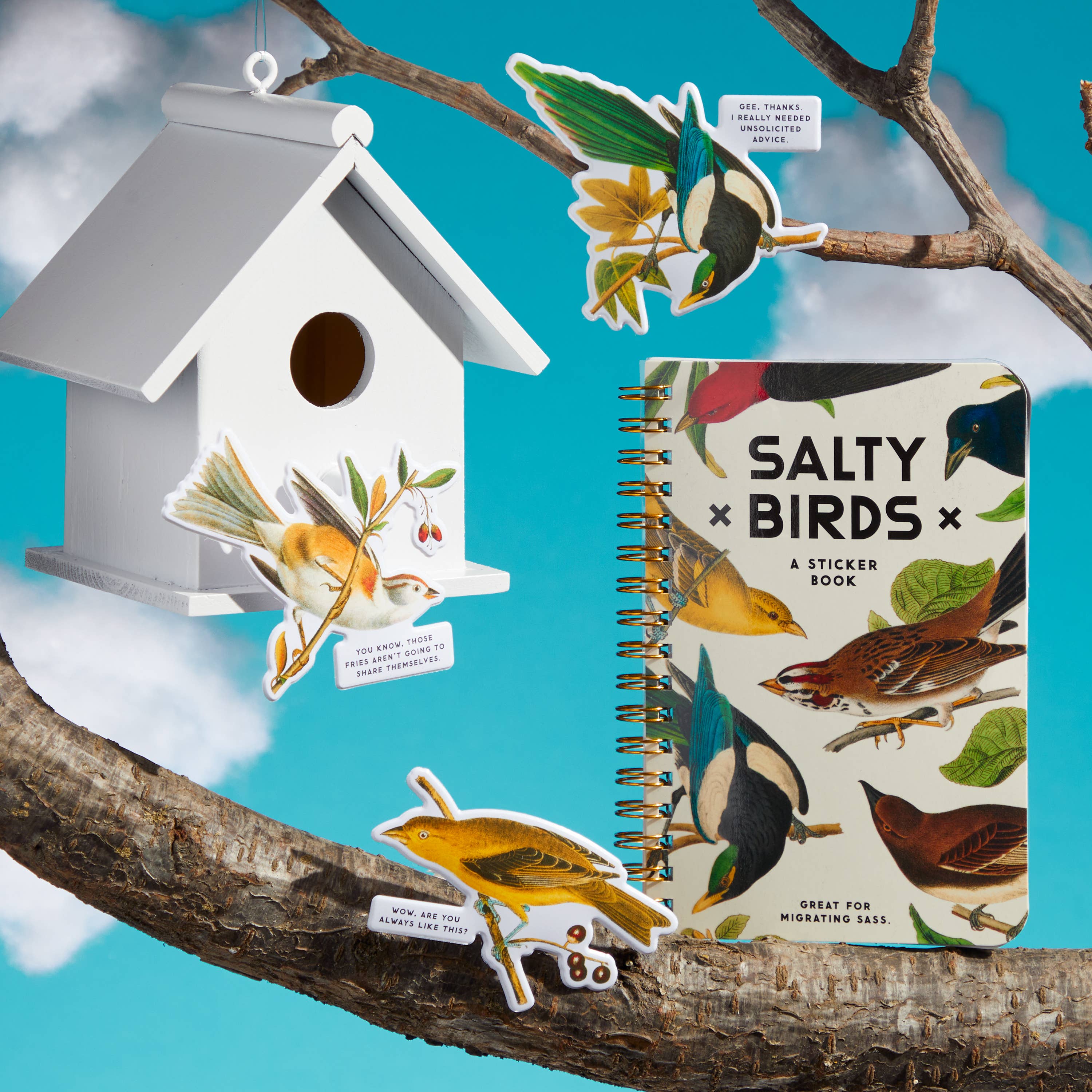 Salty Birds Sticker Book - Out of the Blue