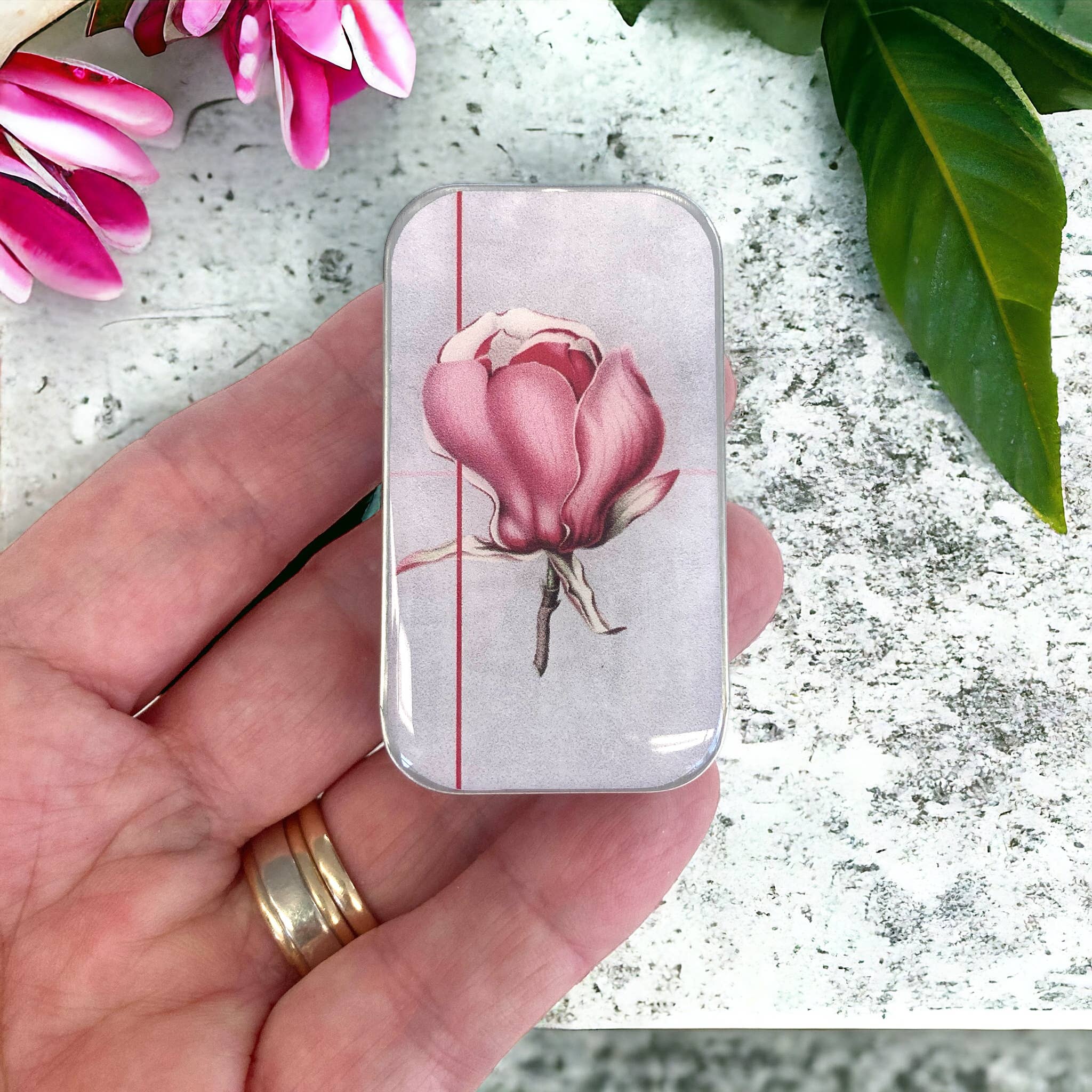 Pink Magnolia Notions Tin - Out of the Blue