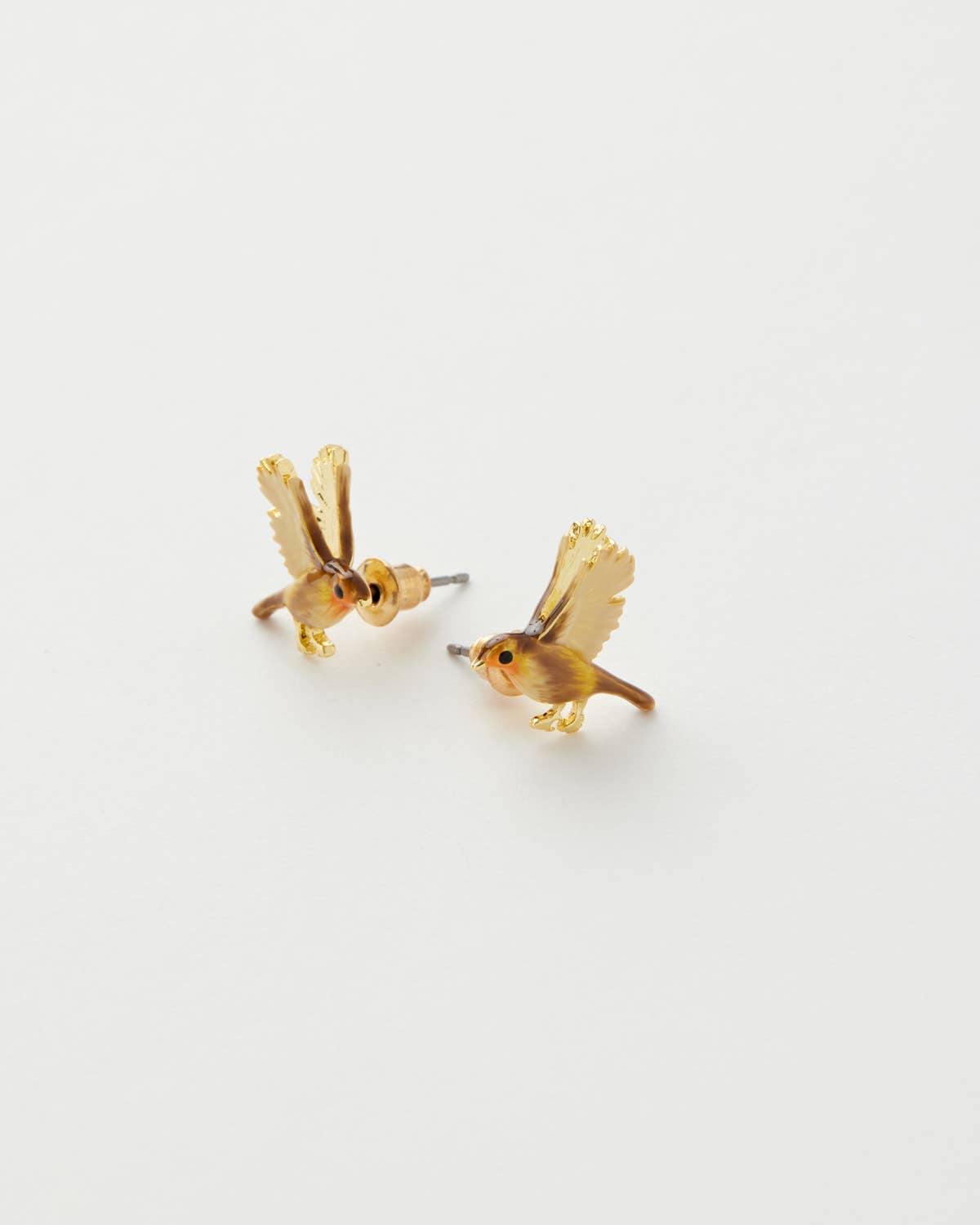 Flying Robin Earrings - Out of the Blue