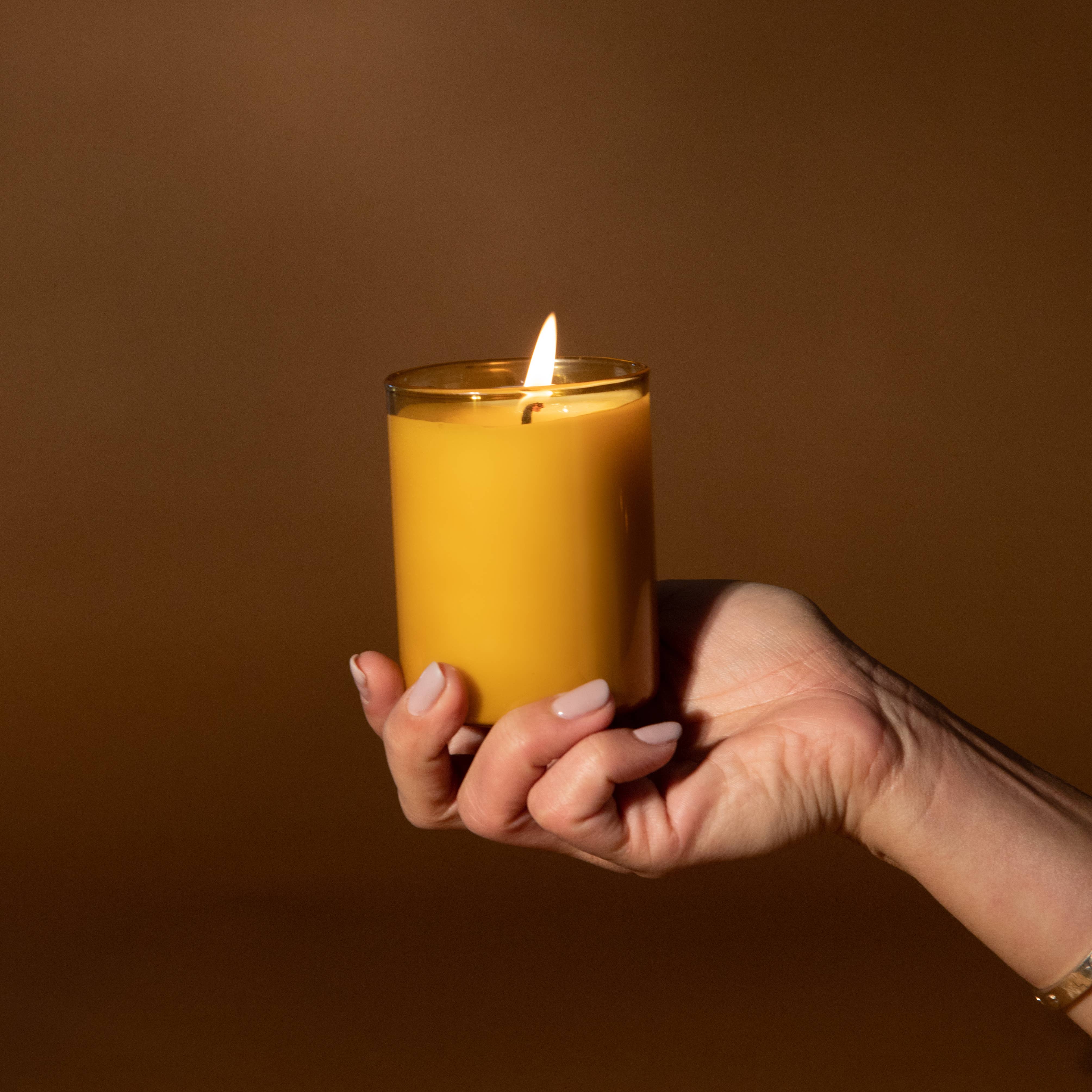 The Solarium Candle - Fig + Basil - Out of the Blue