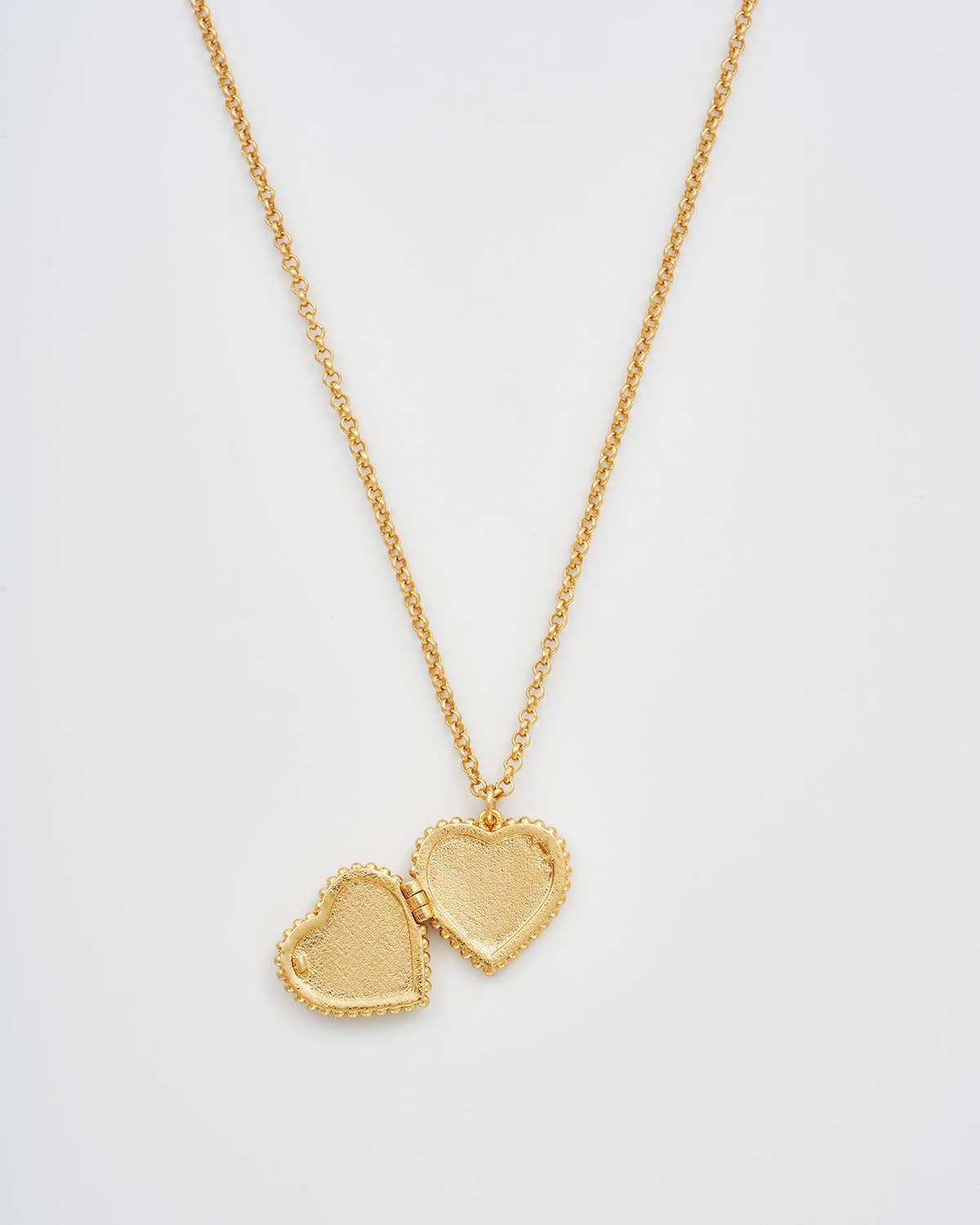 Jasmine Heart Locket Necklace - Out of the Blue