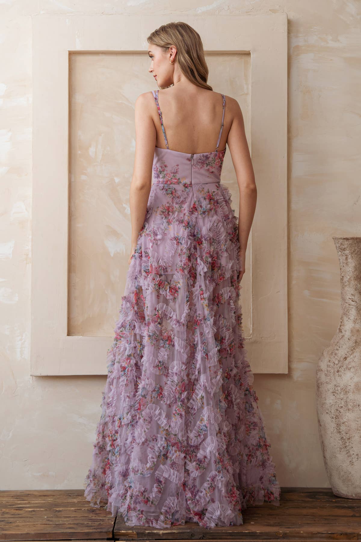 FLORAL MAXI DRESS - Out of the Blue