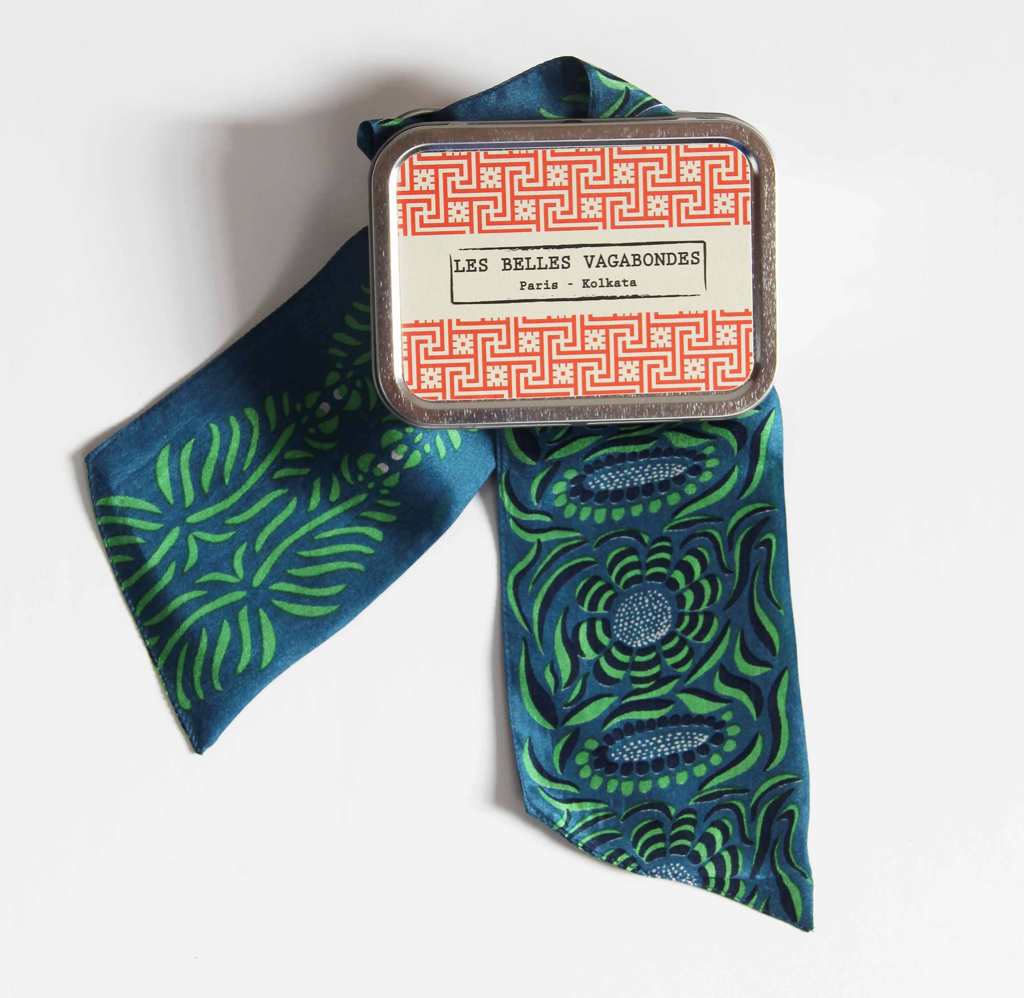 Camelia Vert Green Headband - Out of the Blue