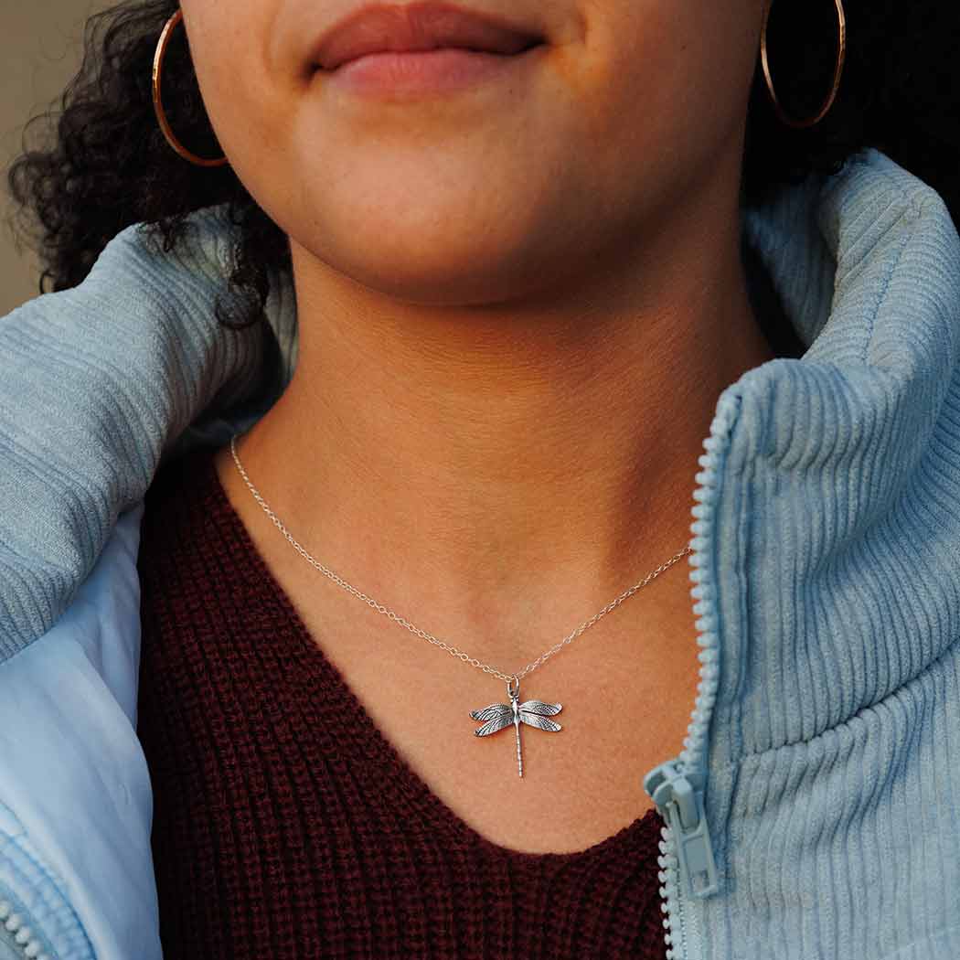 Dragonfly Necklace - Out of the Blue