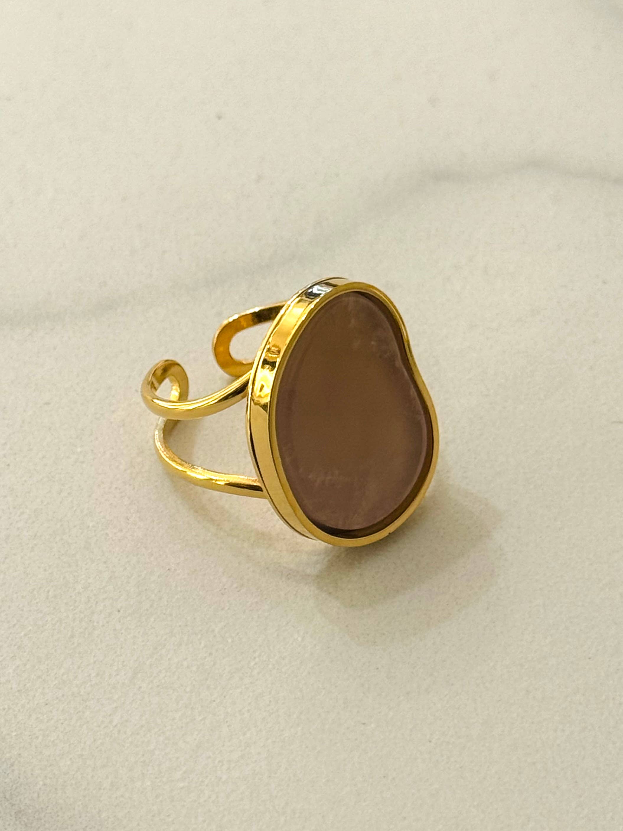 The Bean Stainless Steel Ring - Out of the Blue