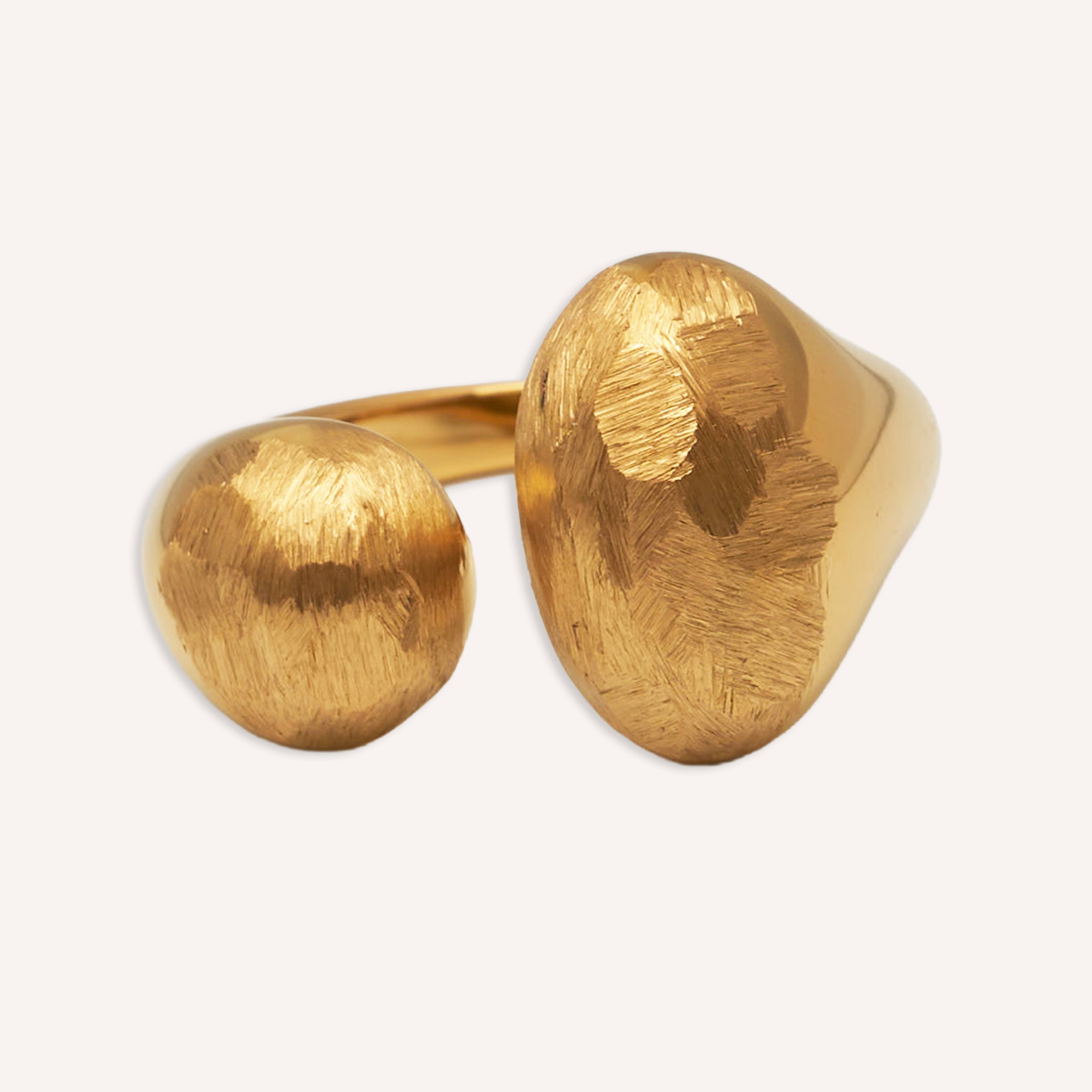 Brushed Duo Ring