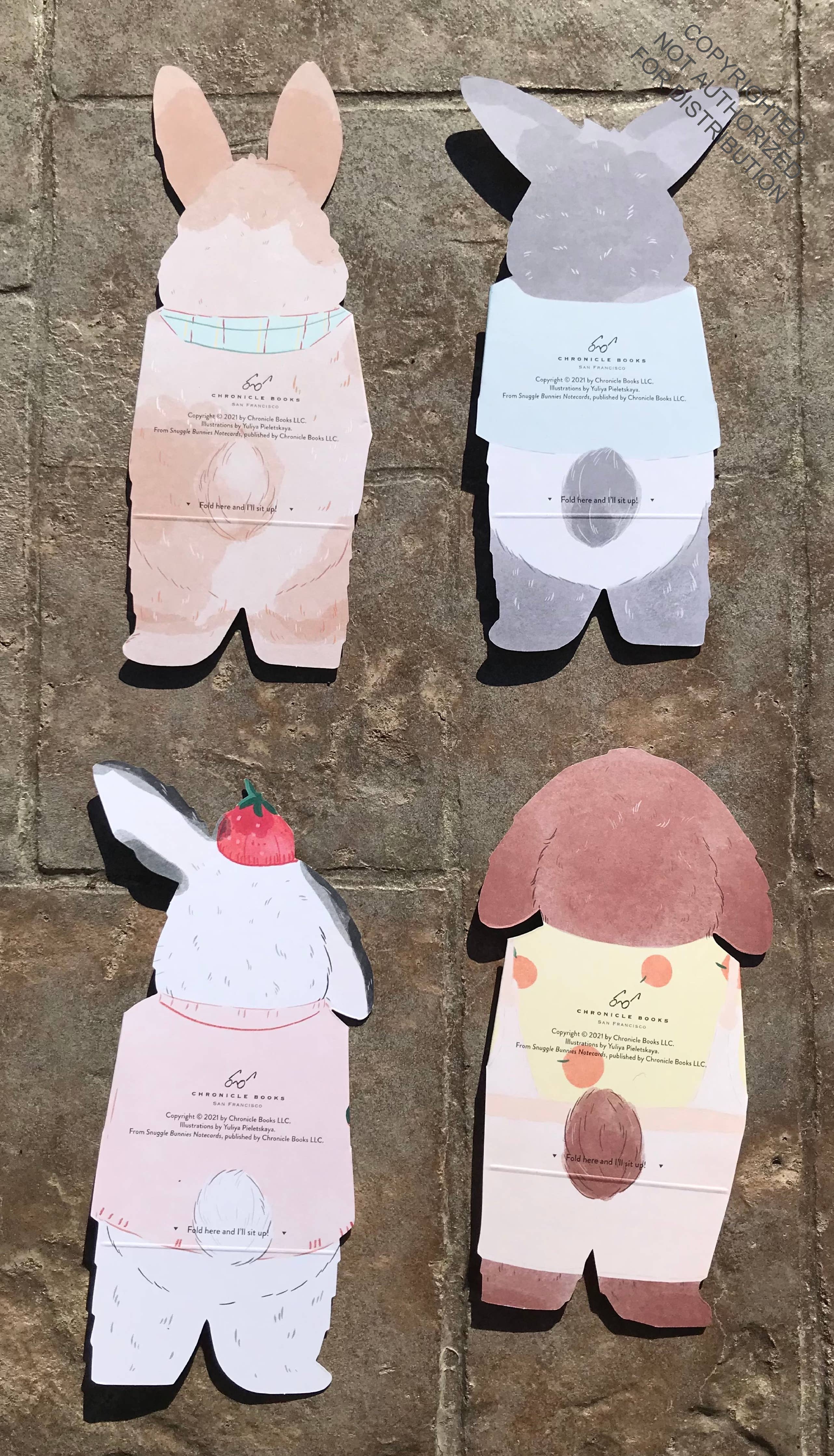 Snuggle Bunnies Notecards - Out of the Blue