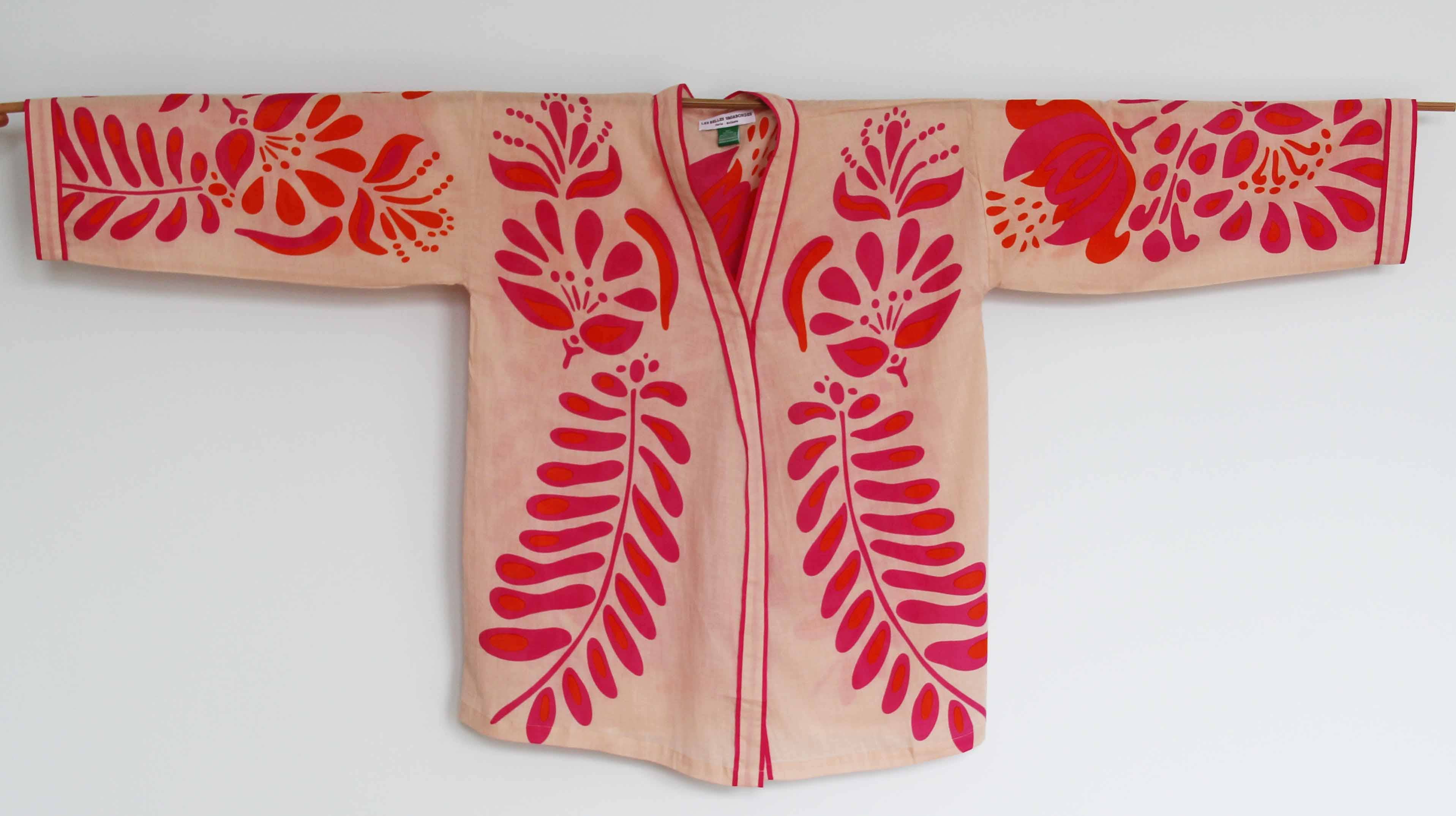 Fuchsia Blossom Kimono - Out of the Blue