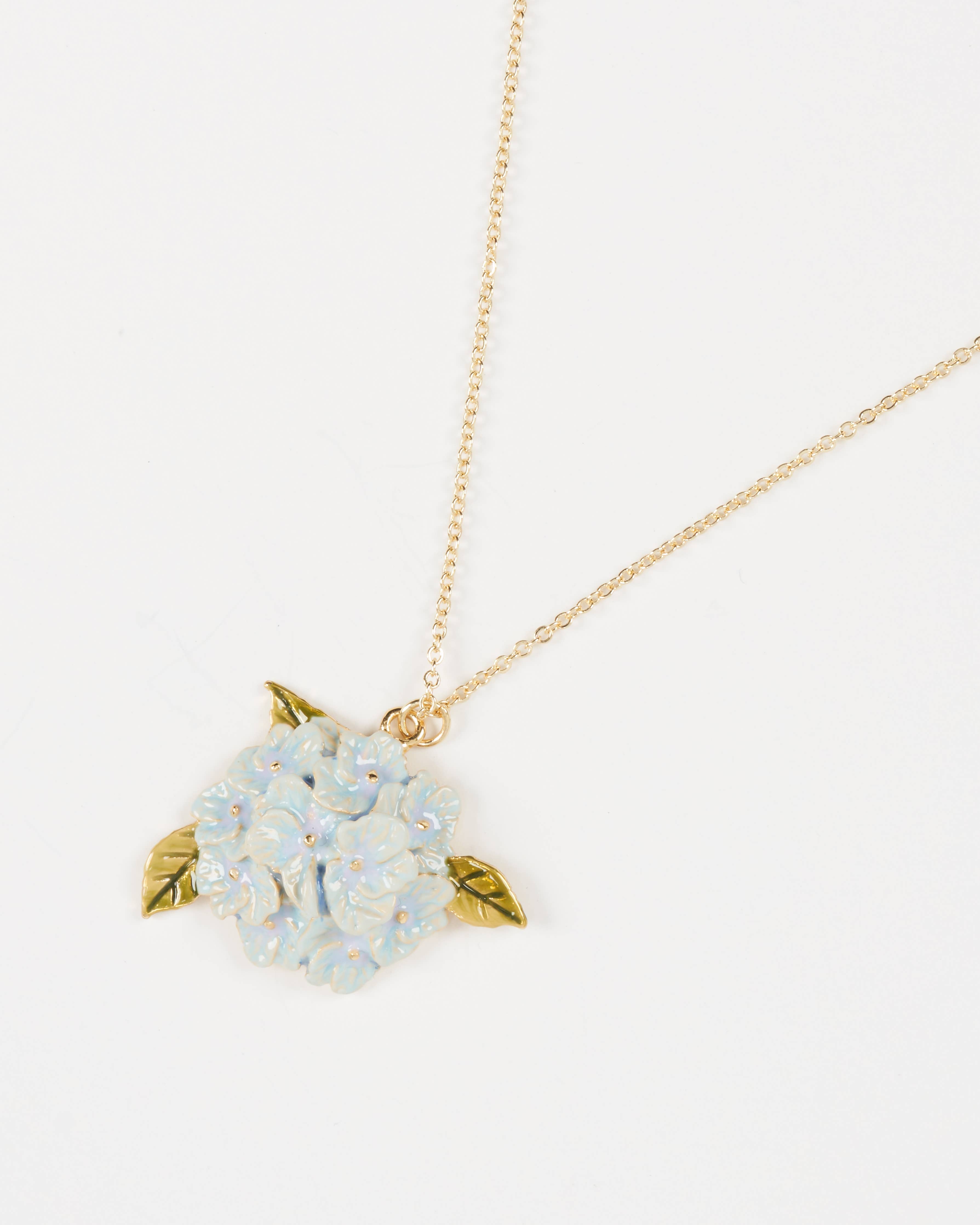 Hydrangea Necklace - Out of the Blue