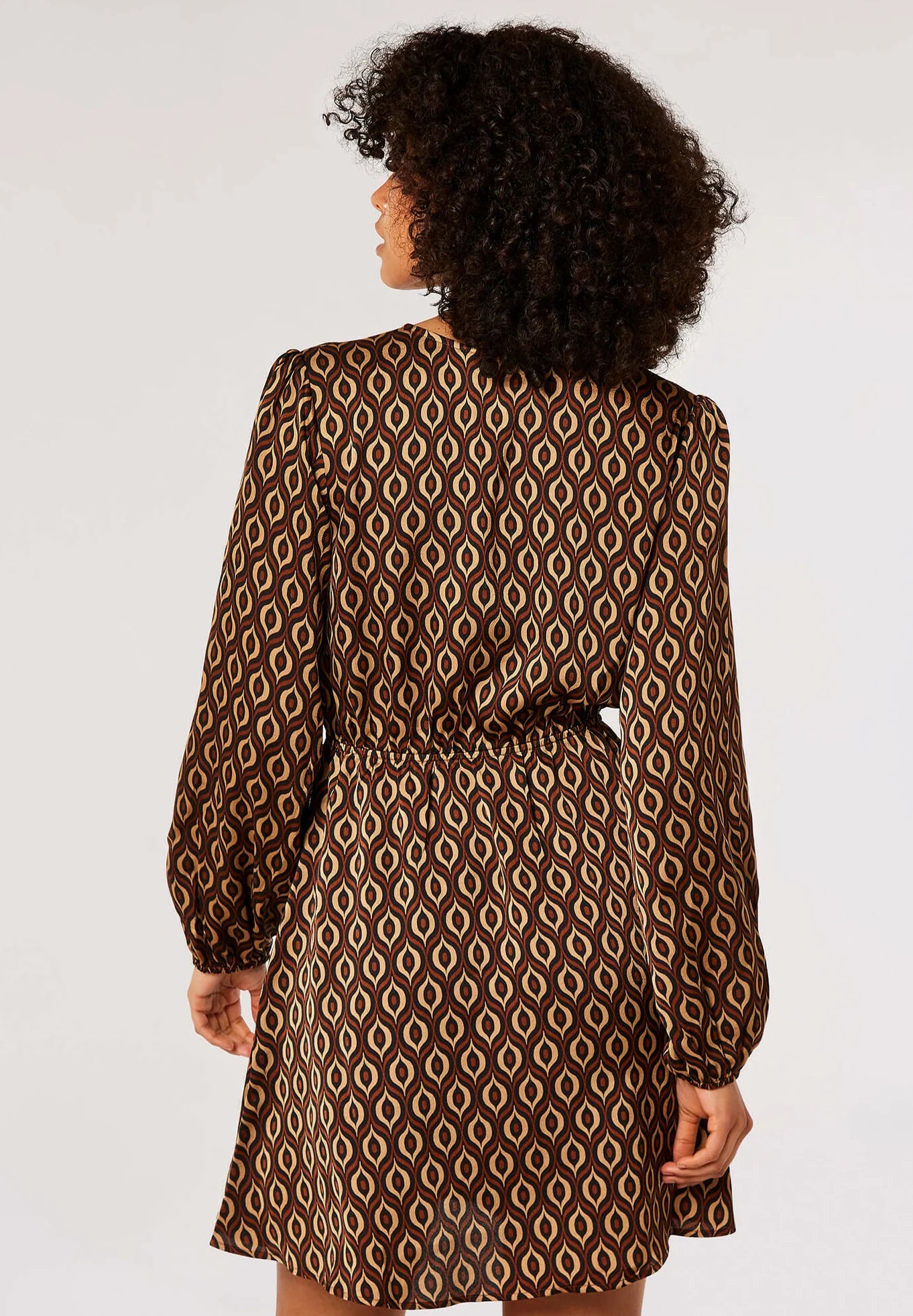 Peacock Shirt Dress - Out of the Blue