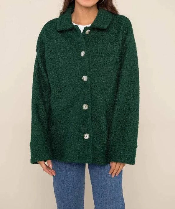 Bethany Sherpa Jacket - Out of the Blue
