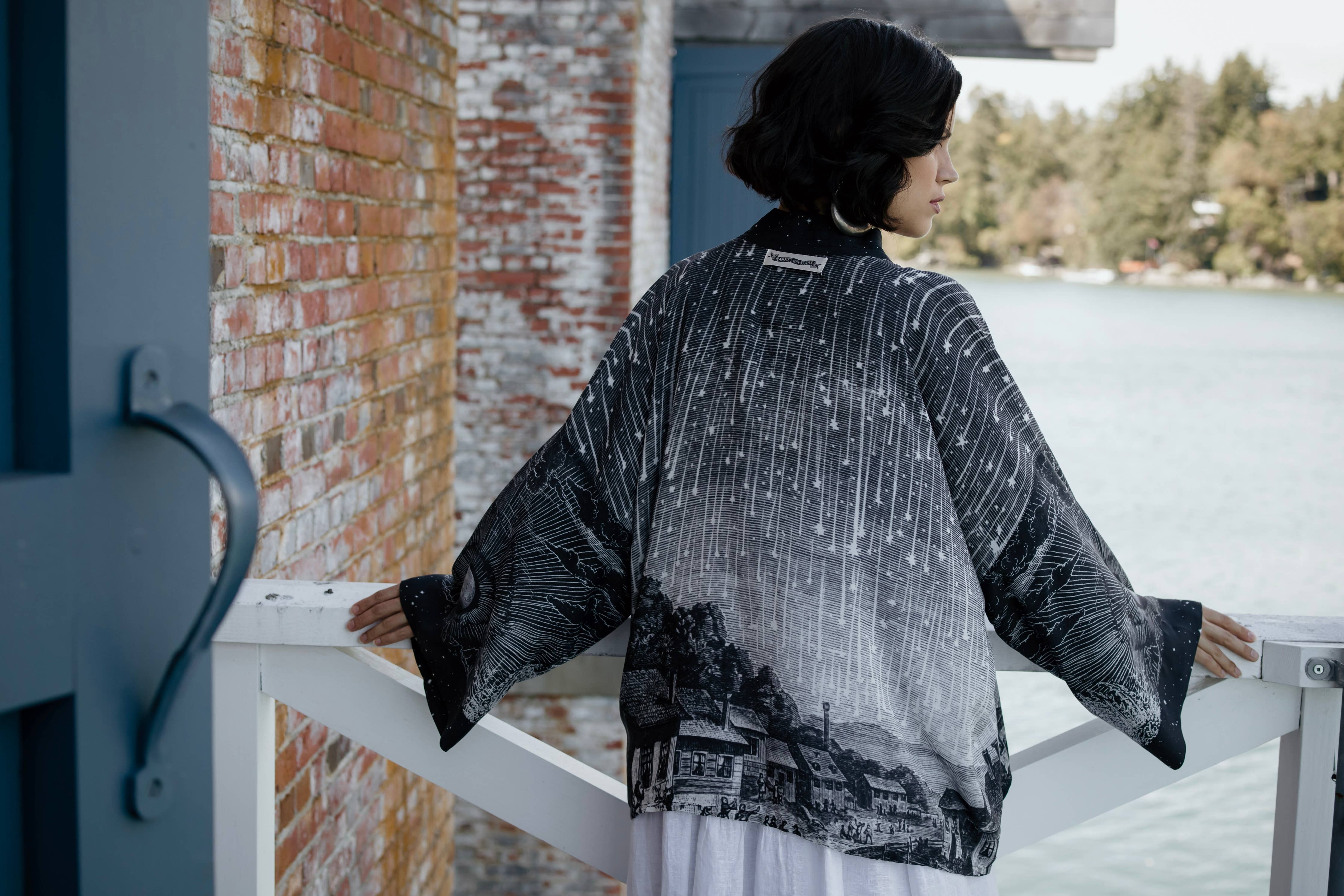 Stargazer Cropped Jacket - Out of the Blue