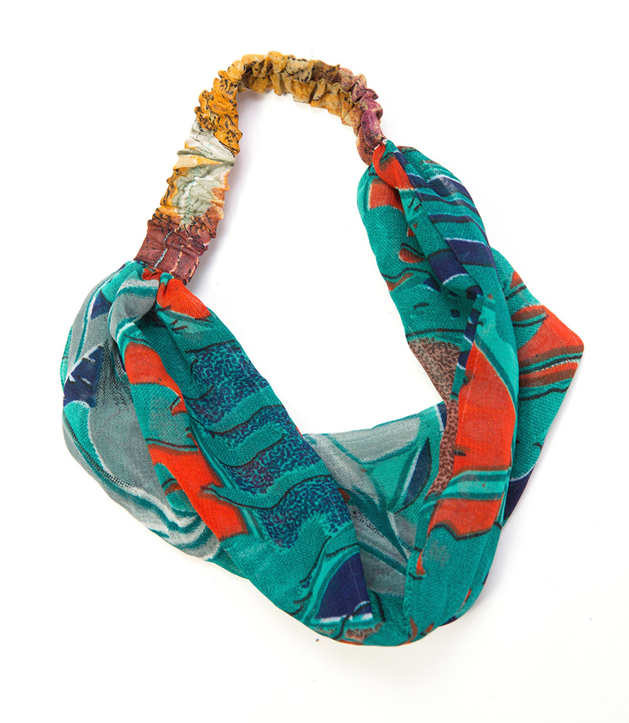 Cabana Headband - Assorted Upcycled Sari Fabric - Out of the Blue