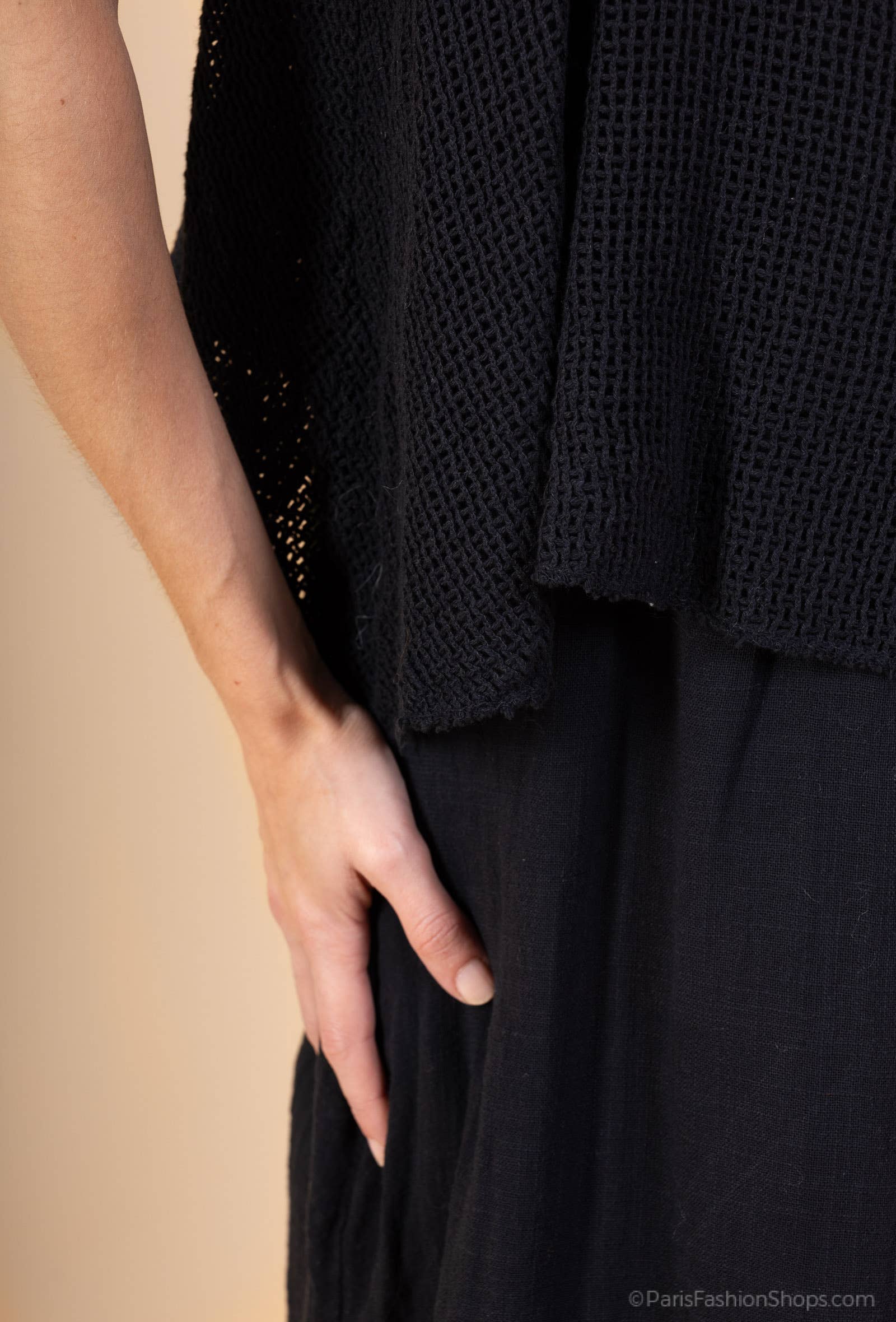 Layered Linen Dress