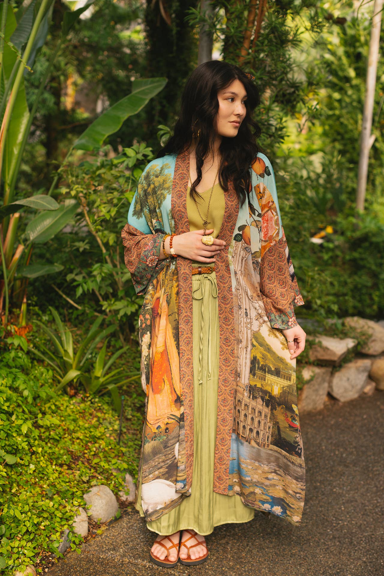 Secret Garden Long Duster - Out of the Blue