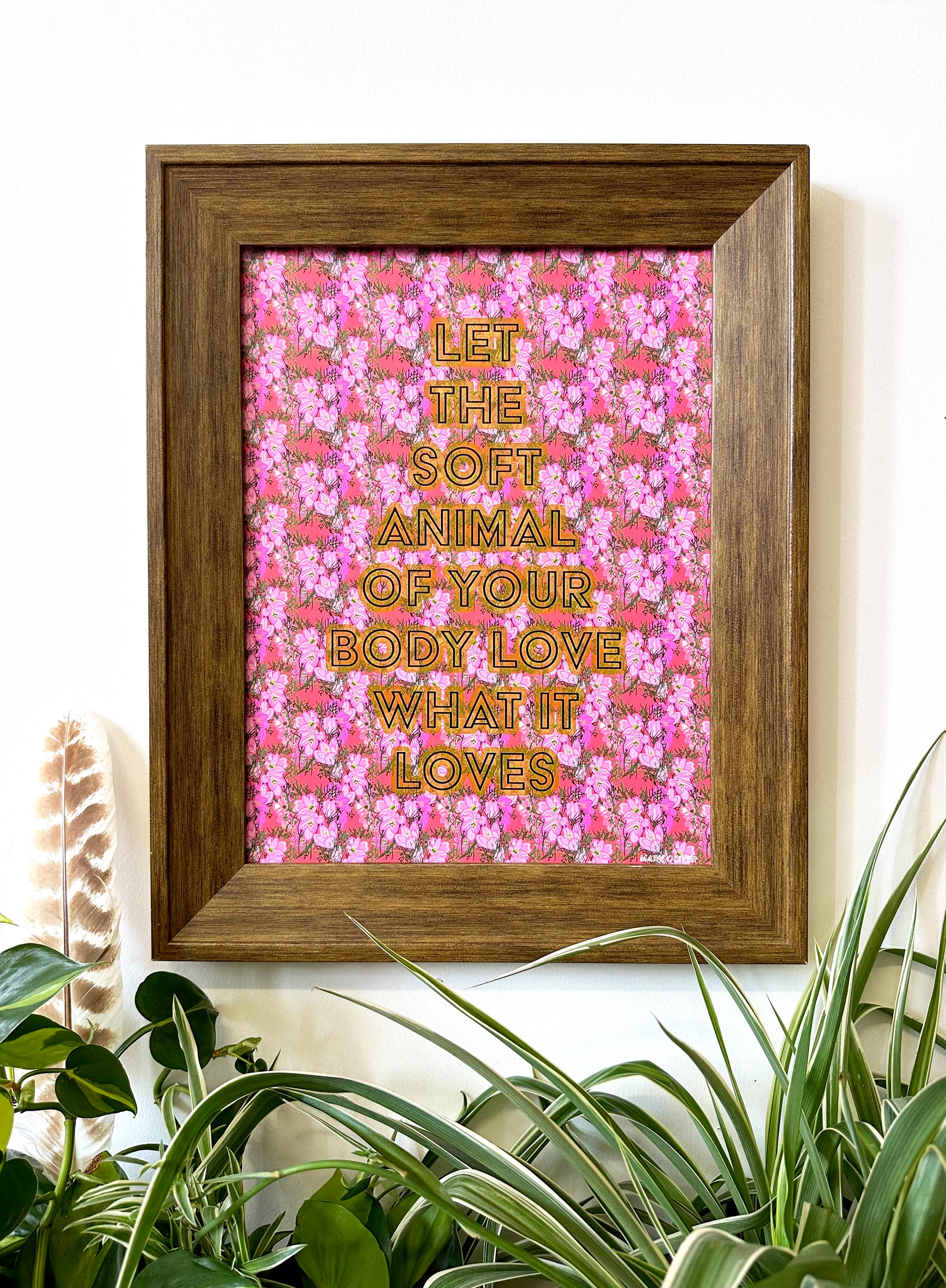 From Wild Geese by Mary Oliver-11 x 14 print - Out of the Blue