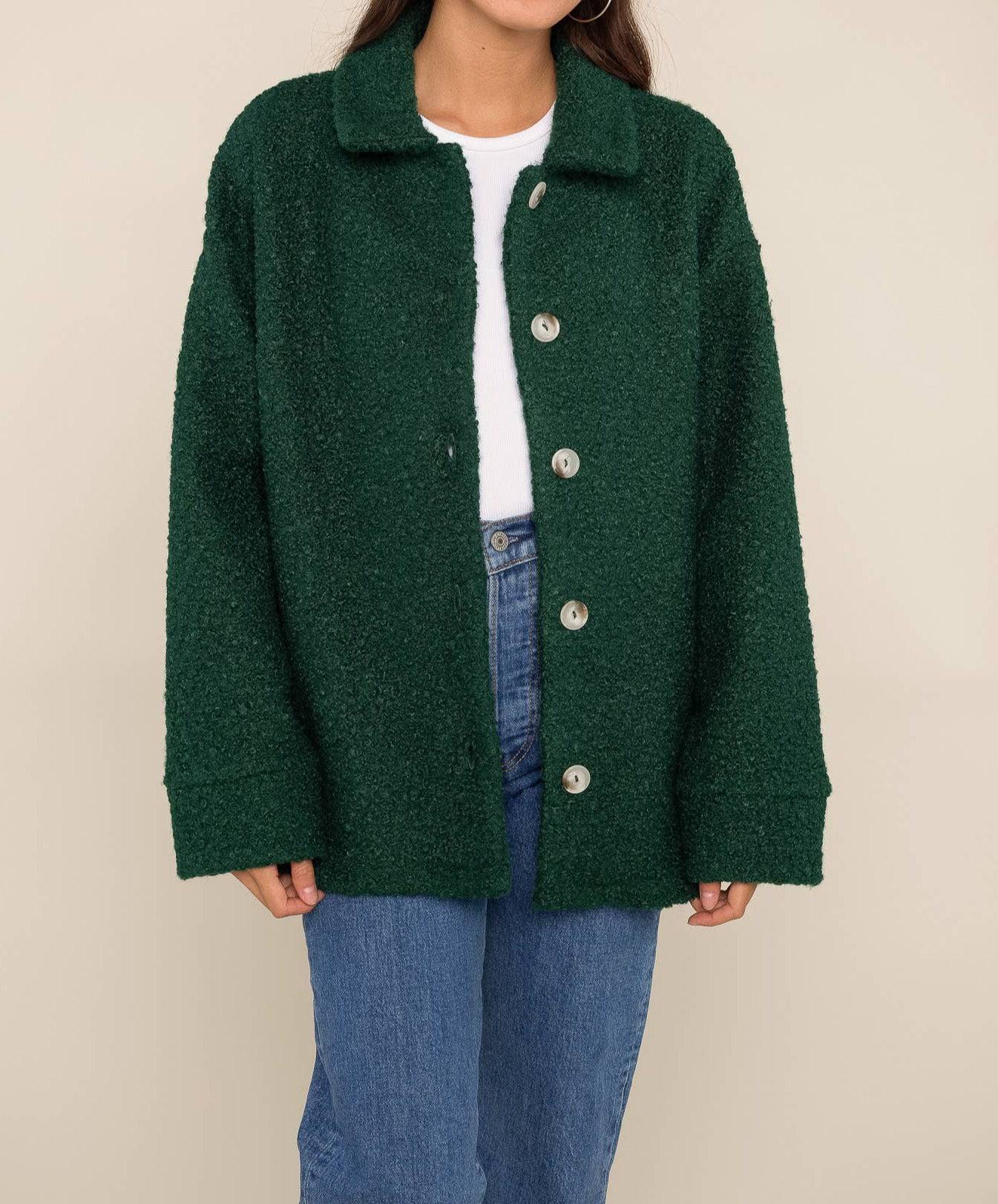 Bethany Sherpa Jacket - Out of the Blue