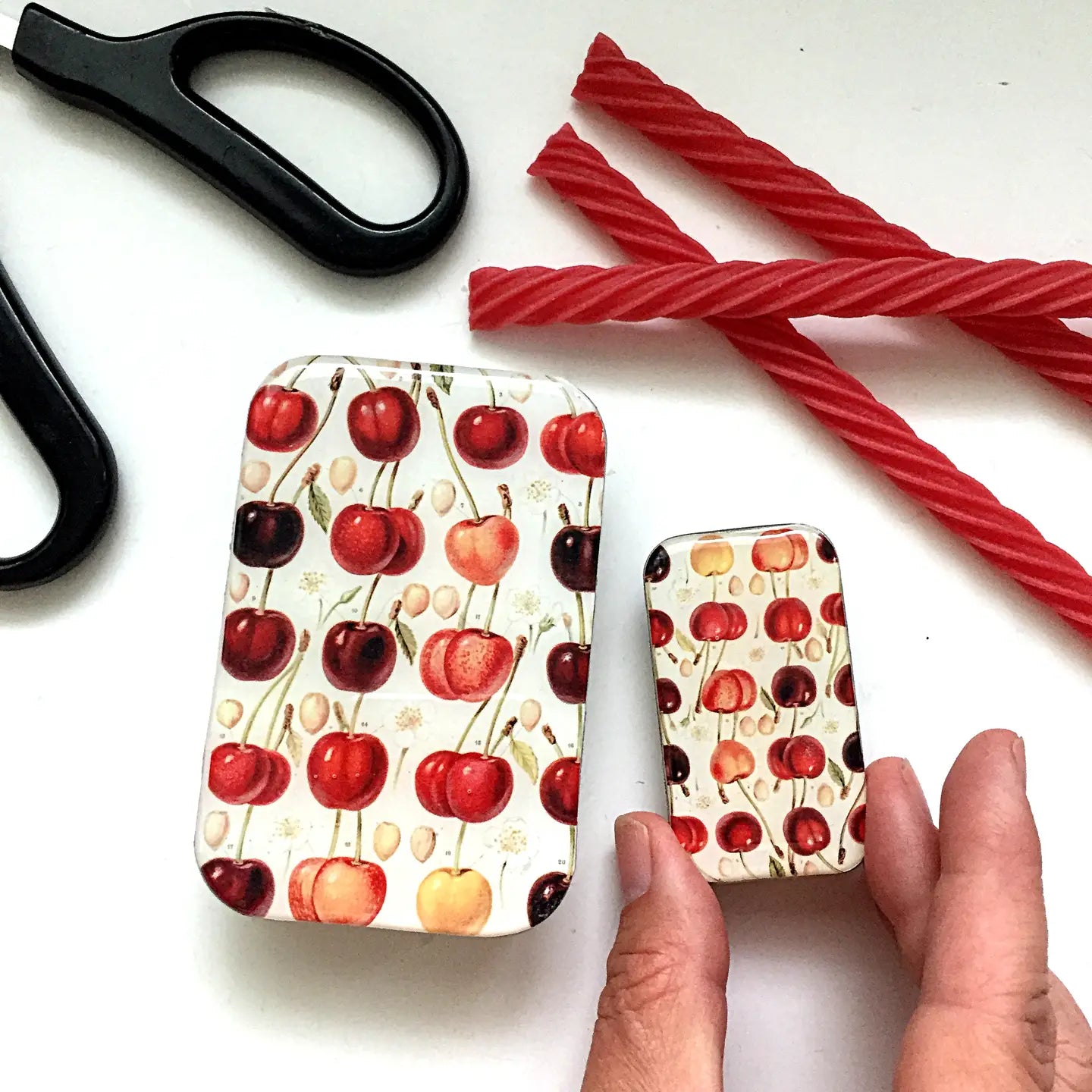 Cherries Notions Tin - Out of the Blue