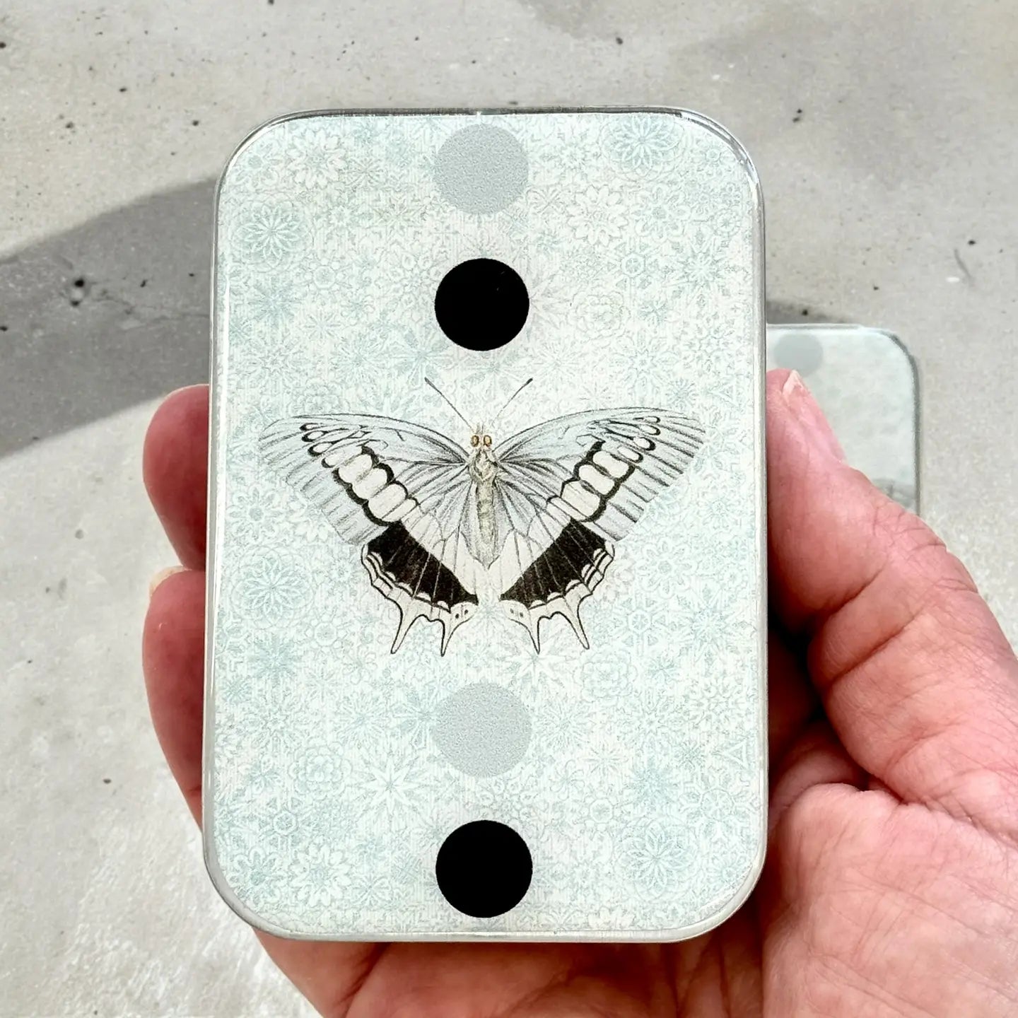 Blue Moth Notions Tin - Out of the Blue