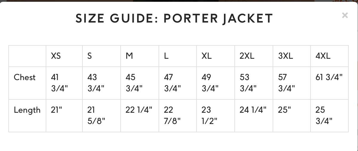 Porter Jacket - Out of the Blue