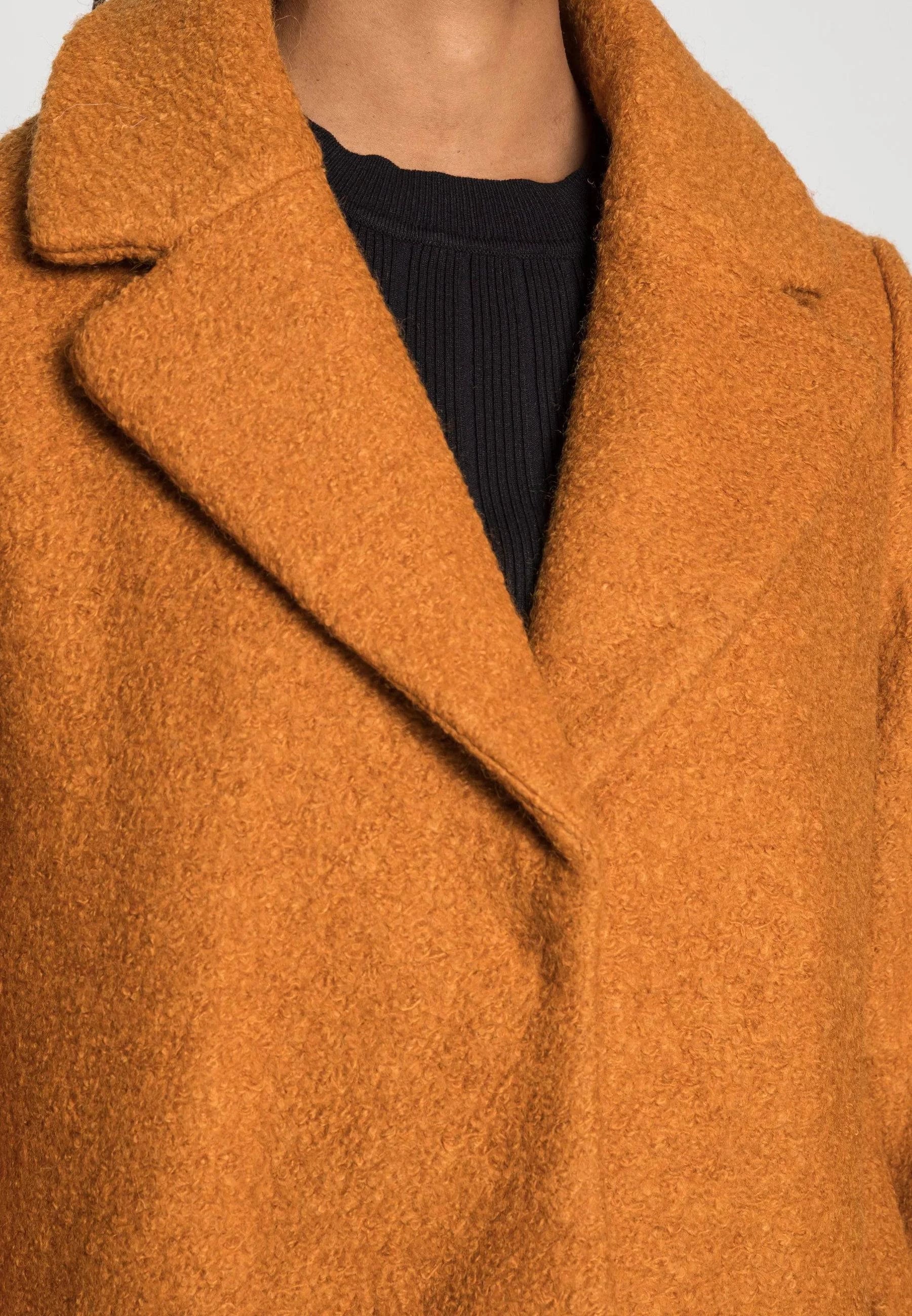 Wool Blend Coat - Out of the Blue