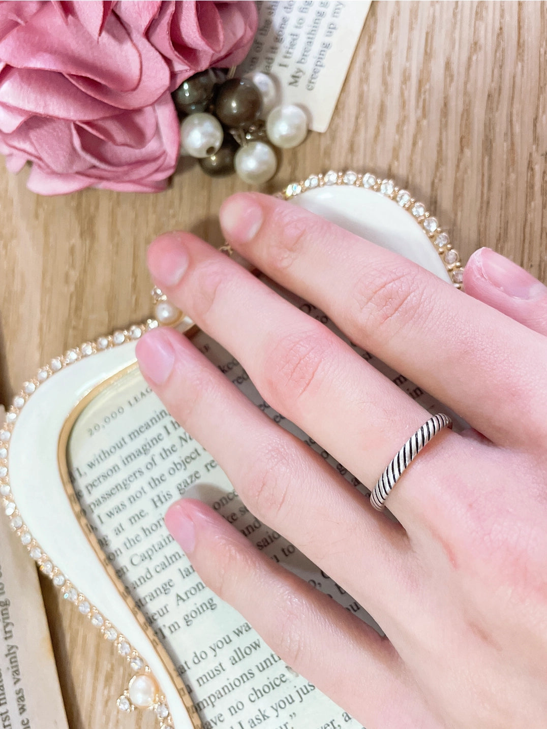 Textured Band Ring - Out of the Blue