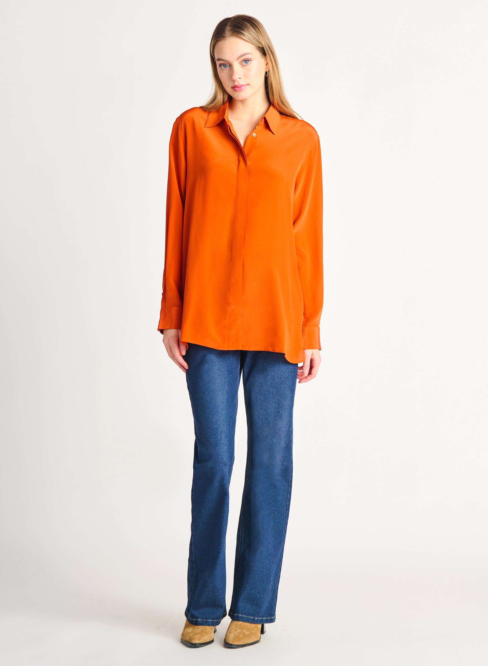 Button Up Blouse - Out of the Blue