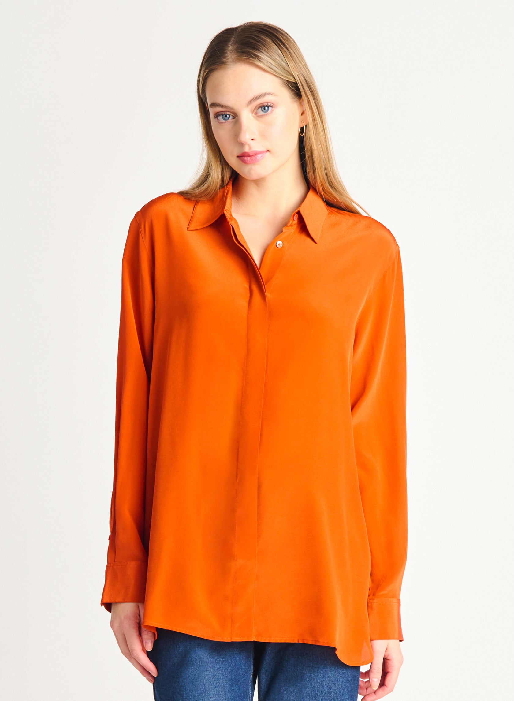 Button Up Blouse - Out of the Blue