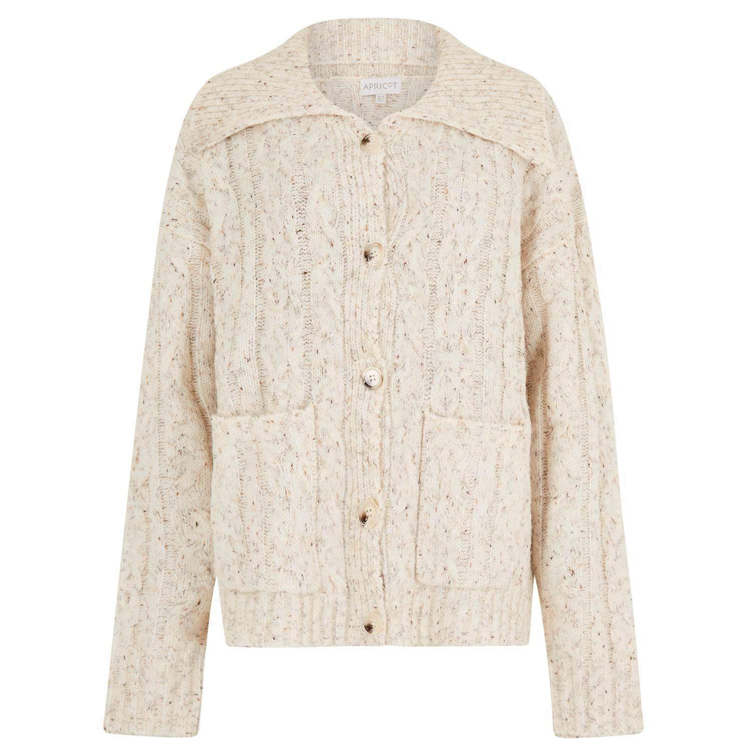 Aran Cardigan - Out of the Blue