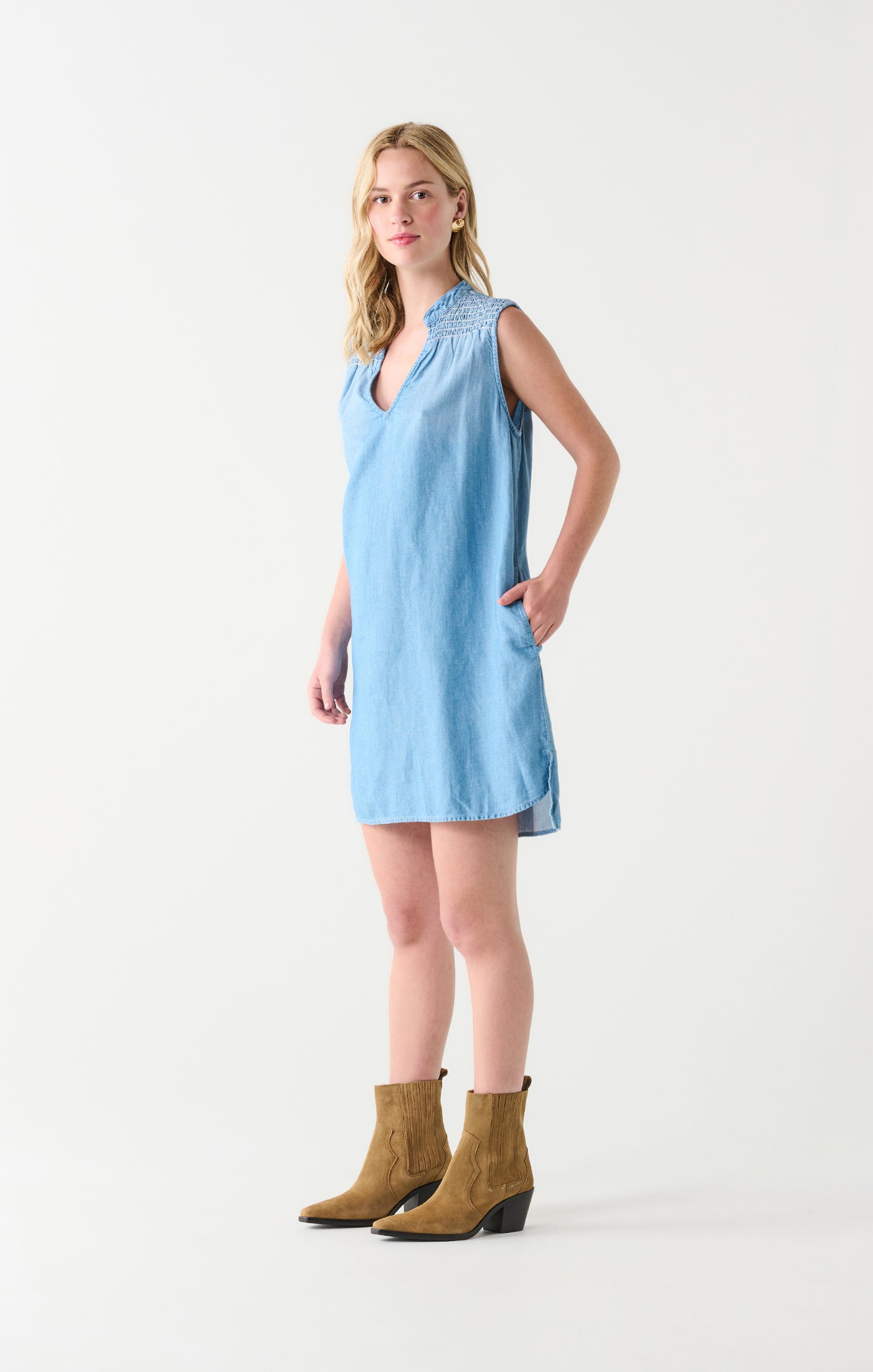 Tencel Tunic dress - Out of the Blue