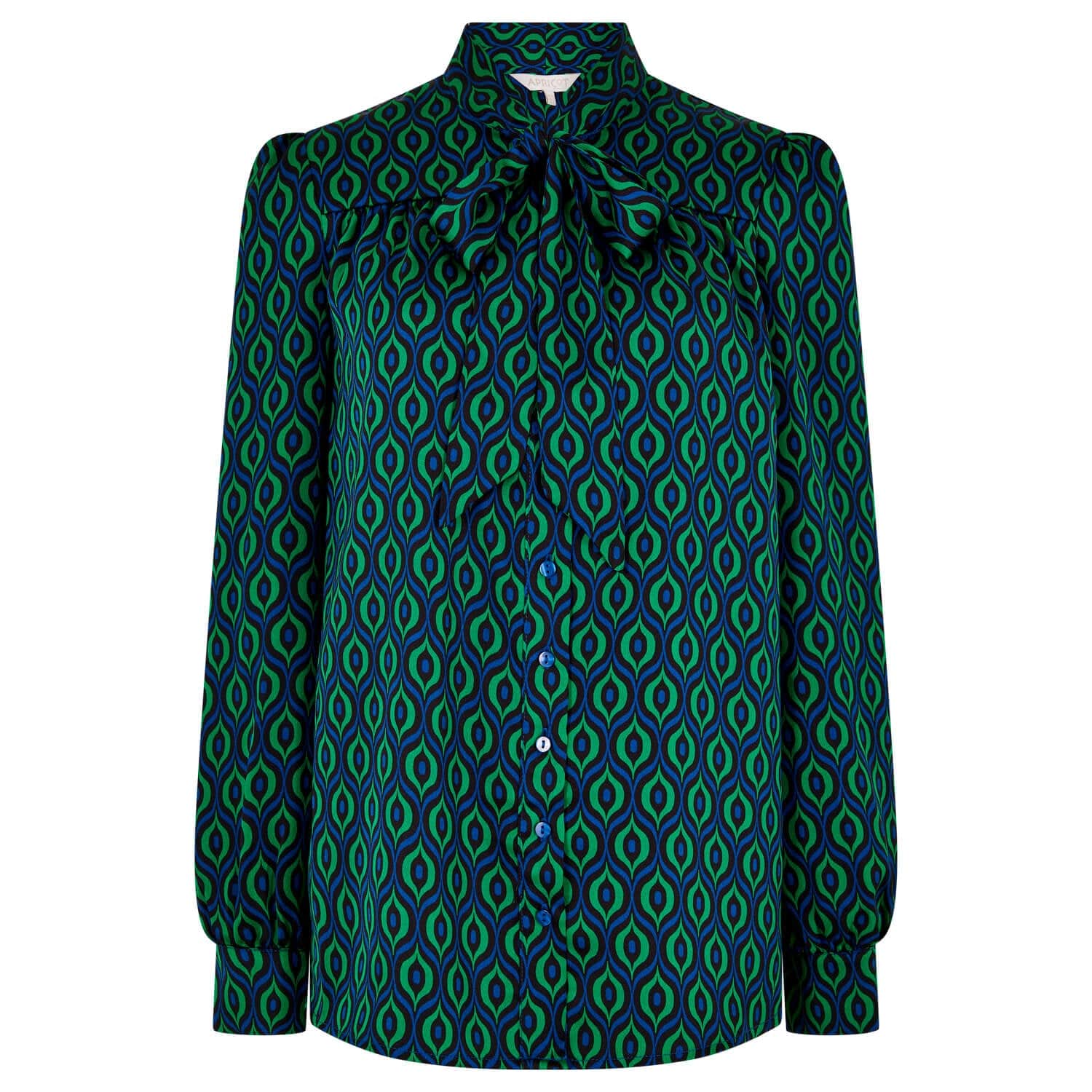 Geo print Blouse - Out of the Blue