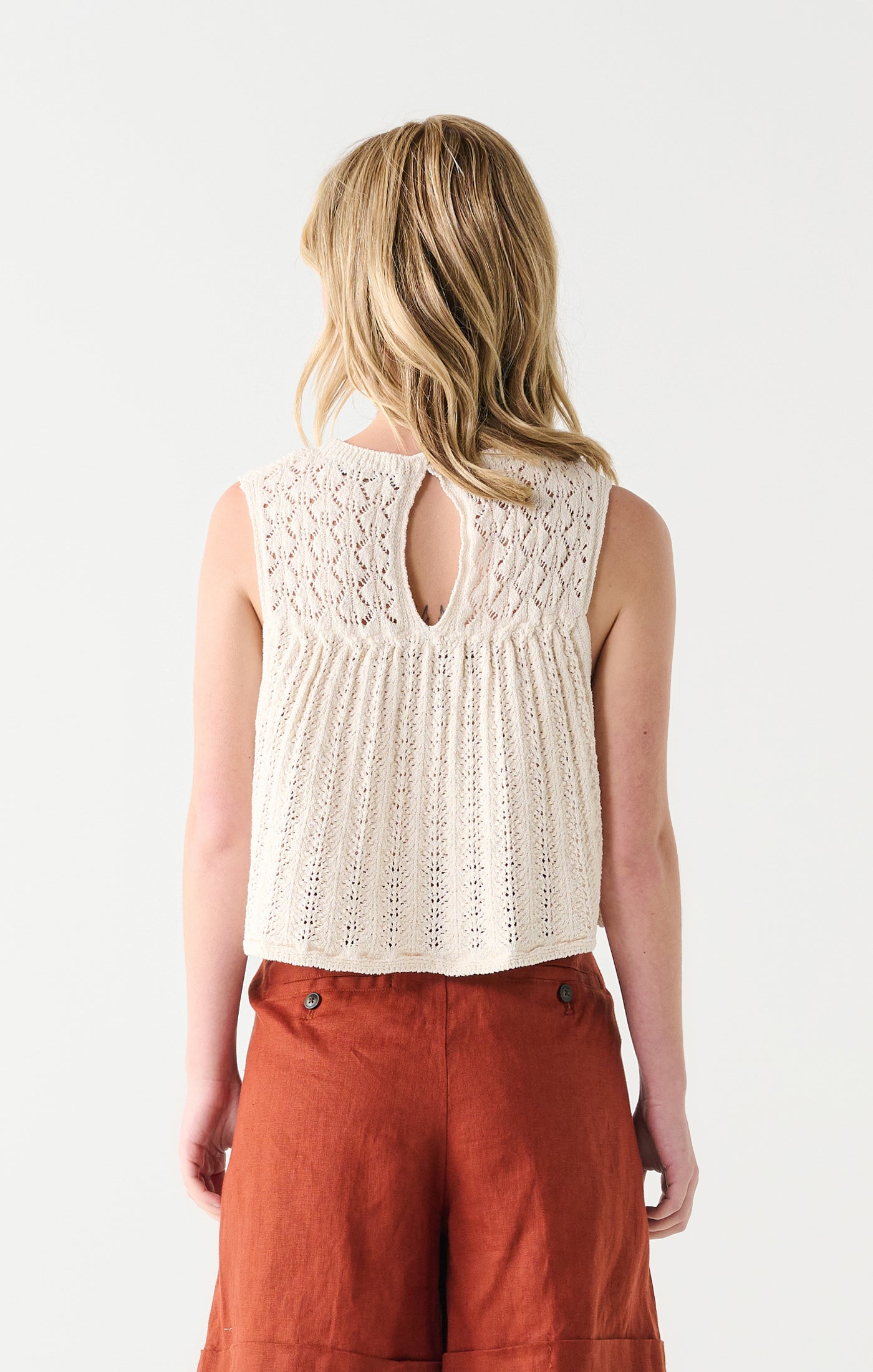 Ponteille Knit Top - Out of the Blue