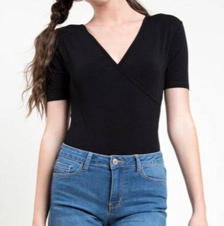 WRAP BODYSUIT BAMBOO - Out of the Blue
