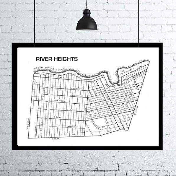 RIVER HEIGHTS PRINT - Out of the Blue