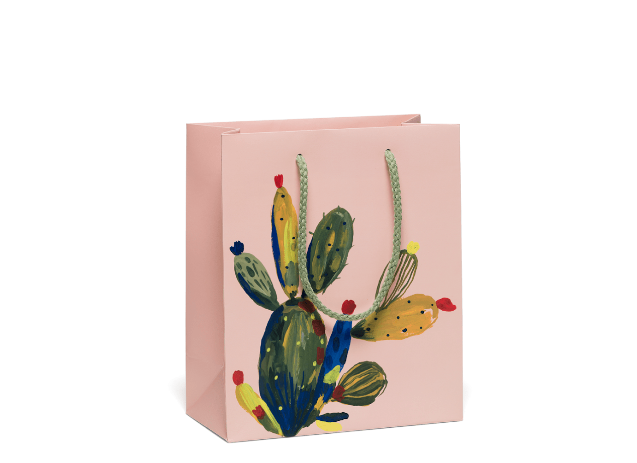 Cactus Rose gift bag - Out of the Blue