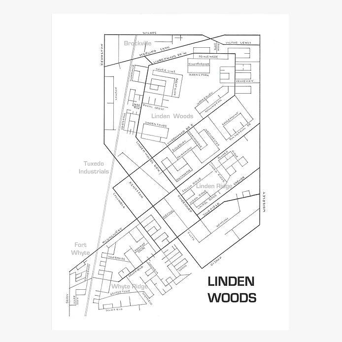 LINDEN WOODS PRINT 12X16 - Out of the Blue