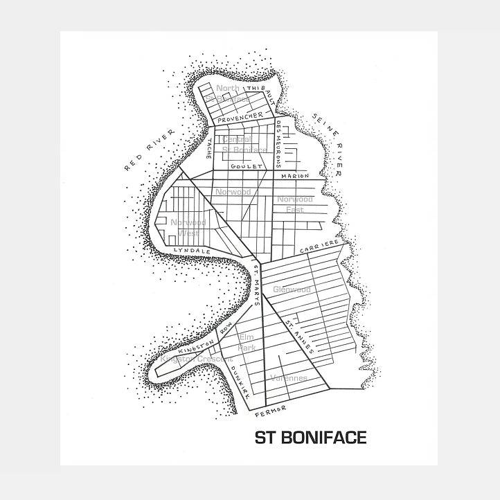 ST BONIFACE PRINT 8X10 - Out of the Blue