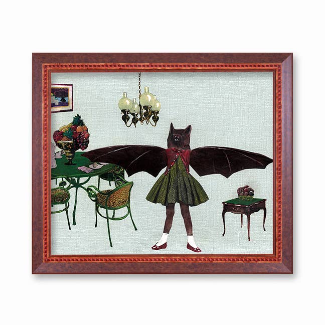 Bat Girl 8X10 Art Print - Out of the Blue