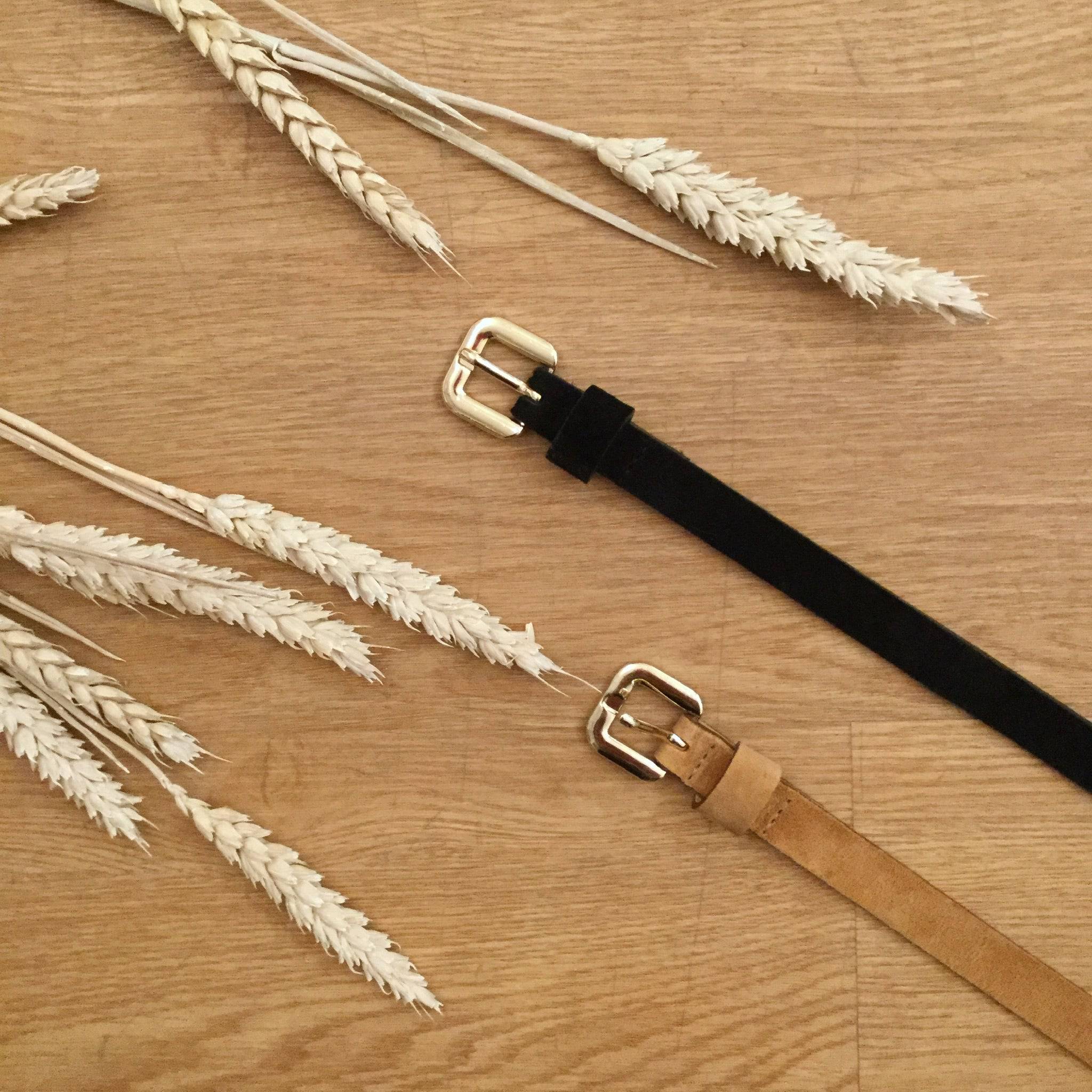 Leather/Suede Belt - Out of the Blue