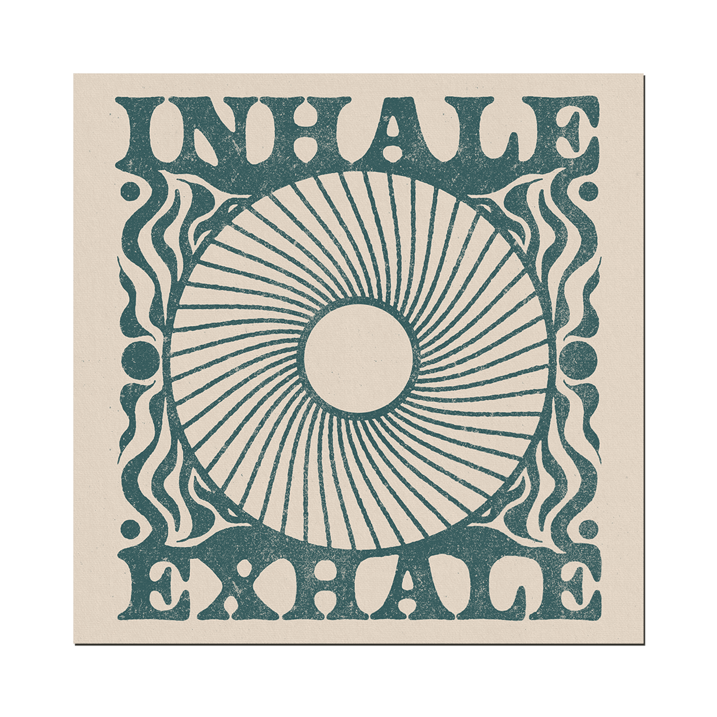 Inhale Exhale Print - Out of the Blue